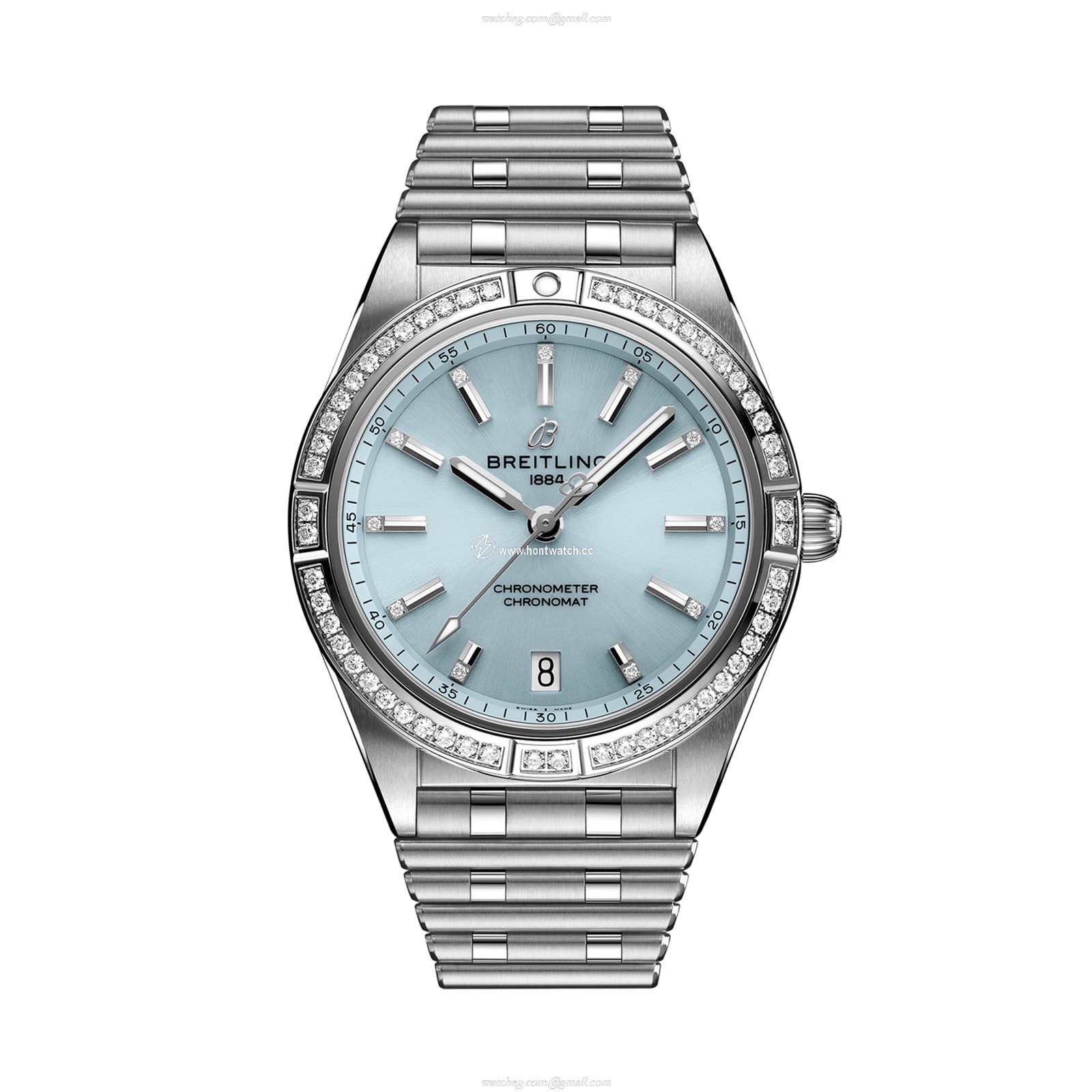 Breitling Chronomat G10380591C1G1 Stainless Steel & 18ct White Gold Automatic Blue replica watches