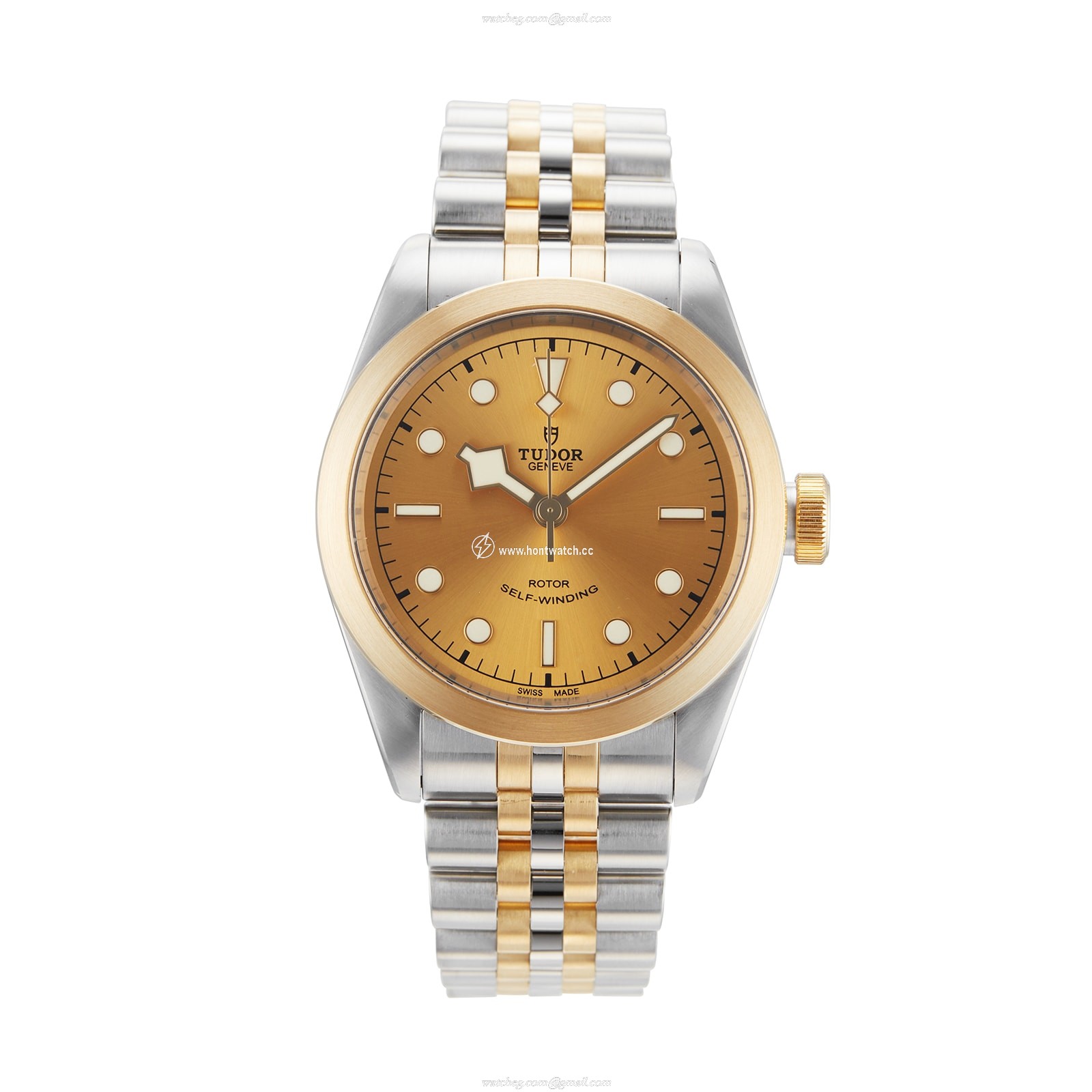 Tudor Black Bay M79543-0002 Stainless Steel and Yellow Gold Automatic Champagne replica watches