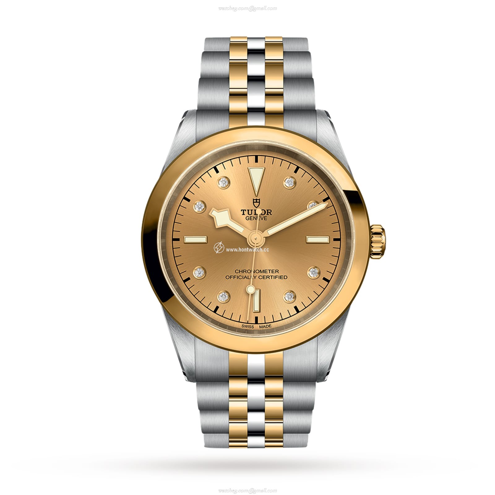 Tudor Black Bay M79683-0008 Stainless Steel & 18ct Yellow Gold Automatic Champagne replica watches