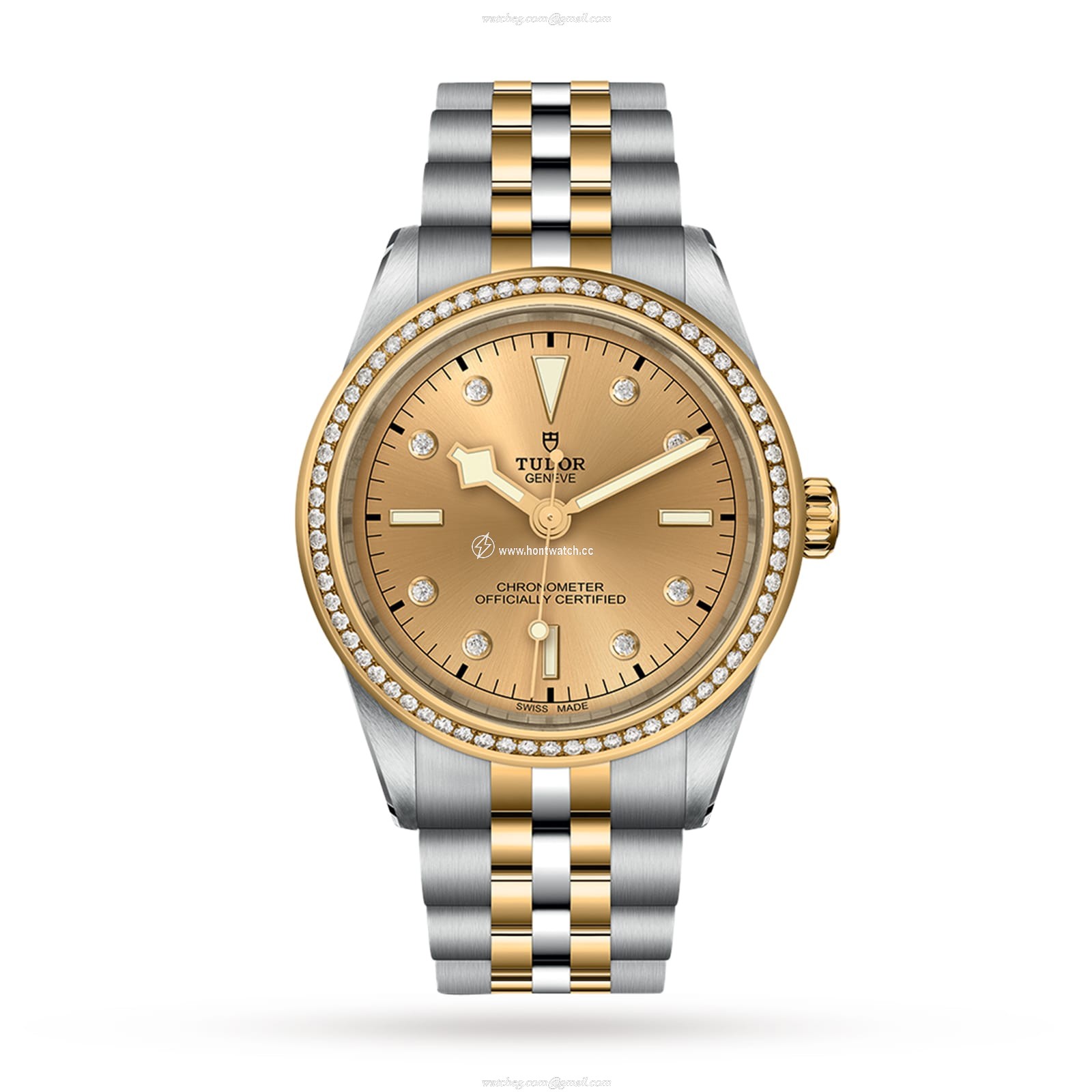Tudor Black Bay M79673-0007 Stainless Steel & 18ct Yellow Gold Automatic Champagne replica watches