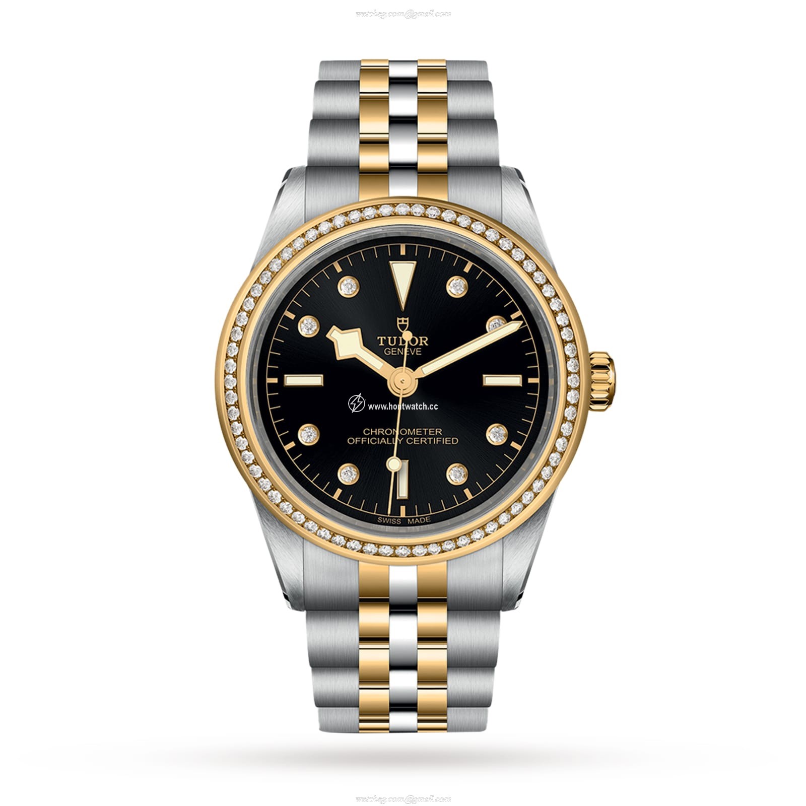 Tudor Black Bay M79673-0005 Stainless Steel & 18ct Yellow Gold Automatic Black replica watches