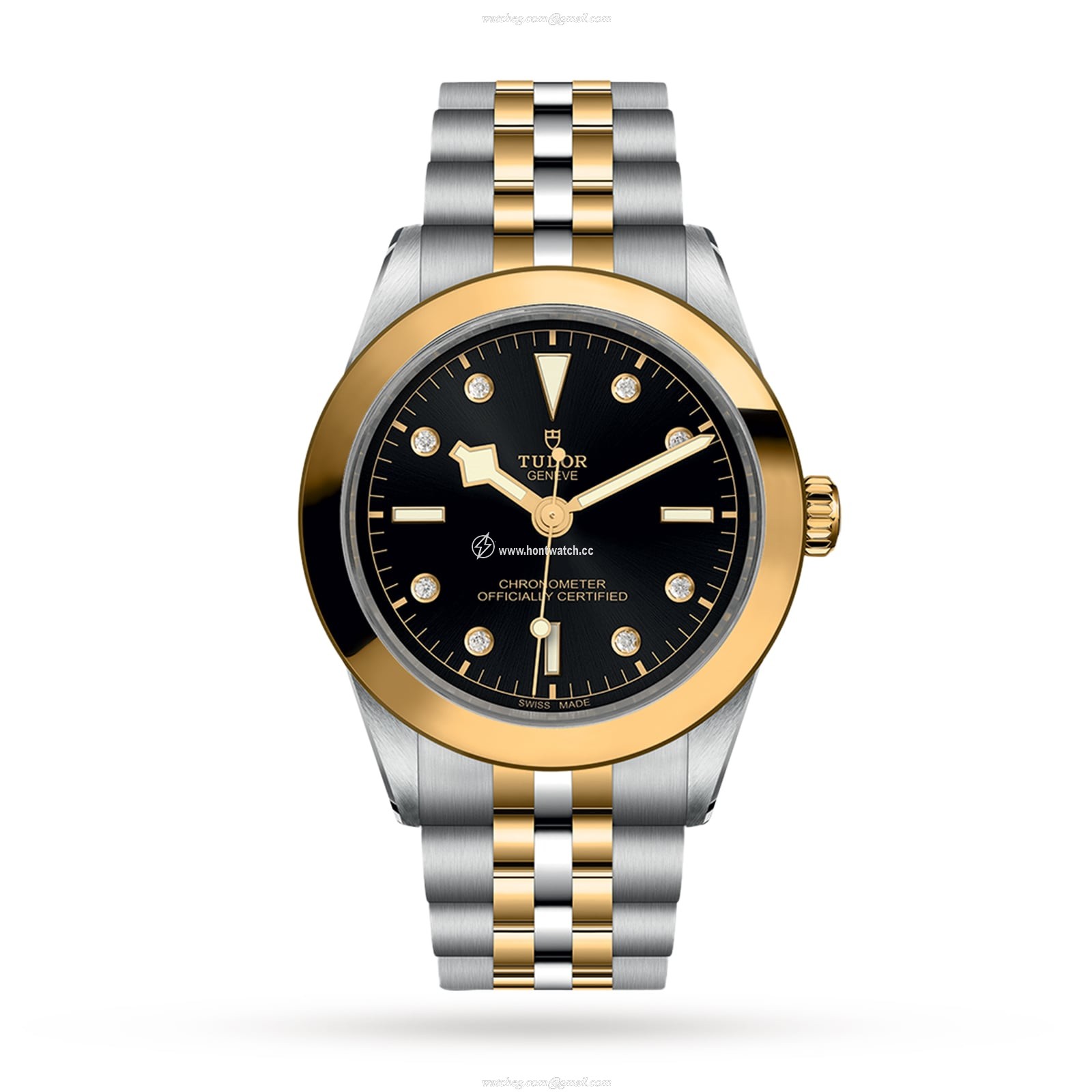 Tudor Black Bay M79663-0006 Stainless Steel & 18ct Yellow Gold Automatic Black replica watches