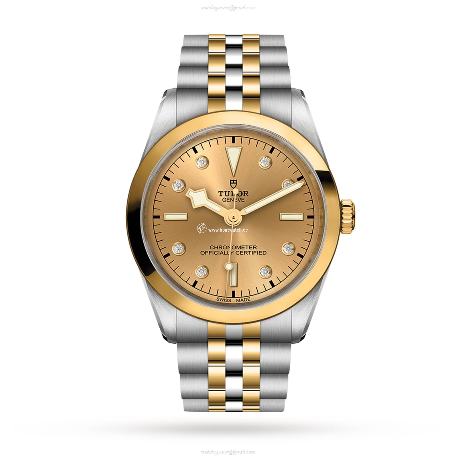 Tudor Black Bay M79643-0008 Stainless Steel & 18ct Yellow Gold Automatic Champagne replica watches