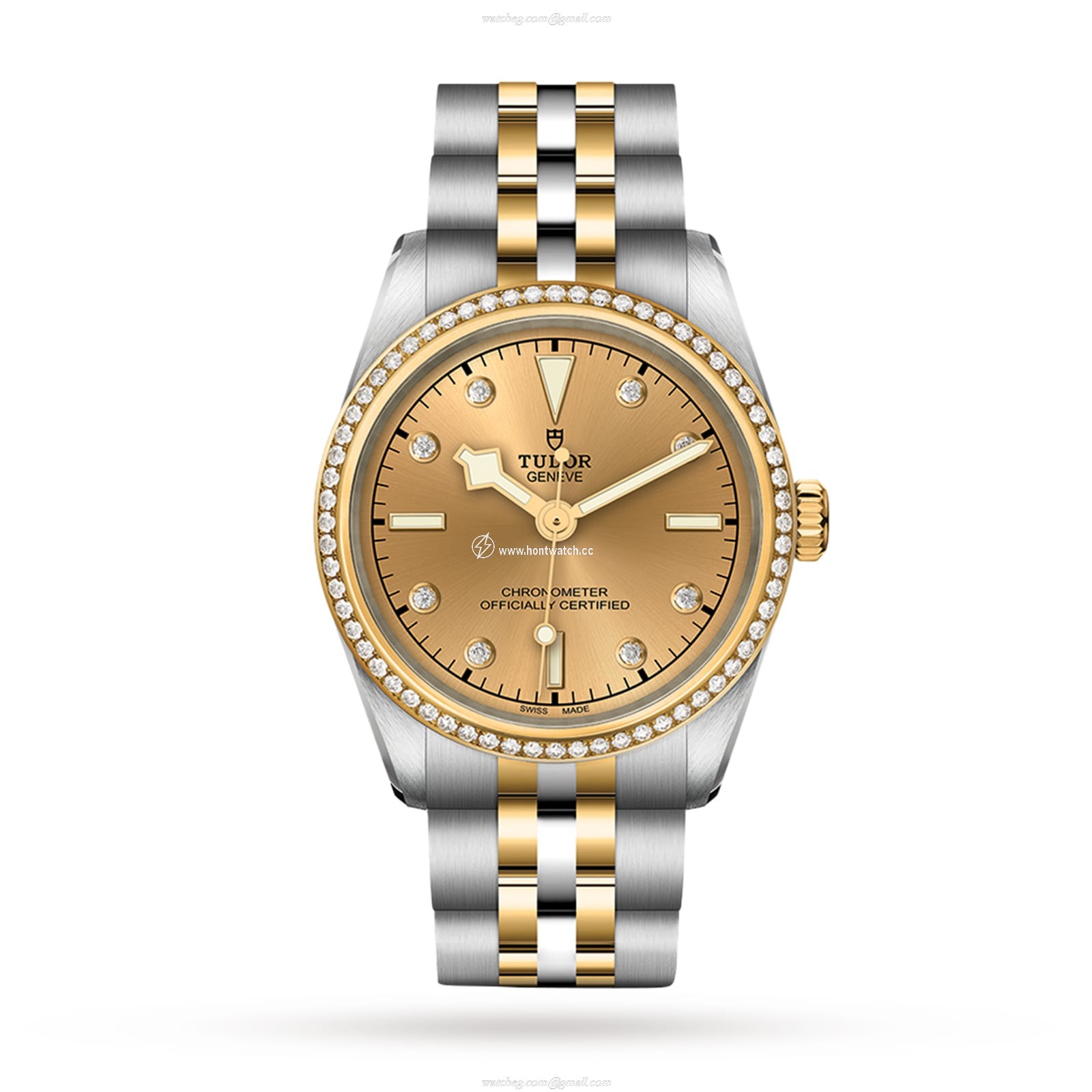 Tudor Black Bay M79613-0007 Stainless Steel & 18ct Yellow Gold Automatic Champagne replica watches