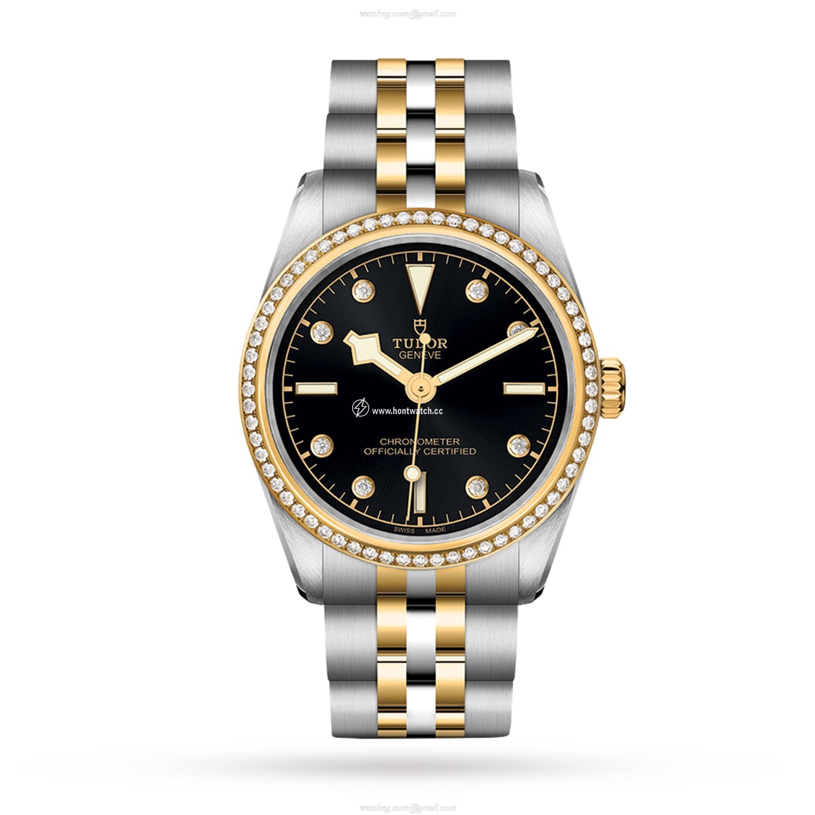 Tudor Black Bay M79613-0005 Stainless Steel & 18ct Yellow Gold Automatic Black replica watches