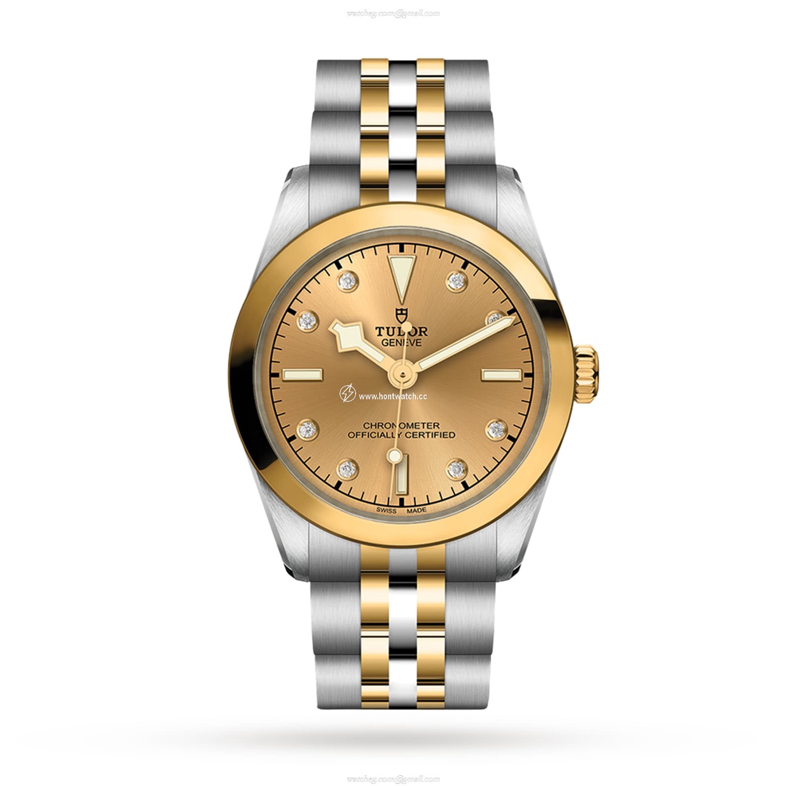 Tudor Black Bay M79603-0008 Stainless Steel & 18ct Yellow Gold Automatic Champagne replica watches