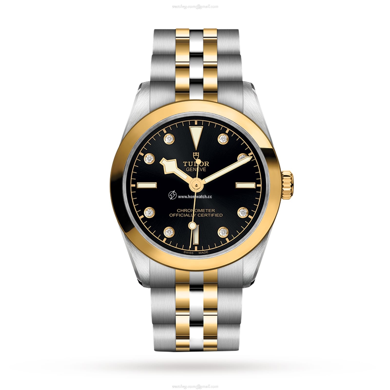 Tudor Black Bay M79603-0006 Stainless Steel & 18ct Yellow Gold Automatic Black replica watches