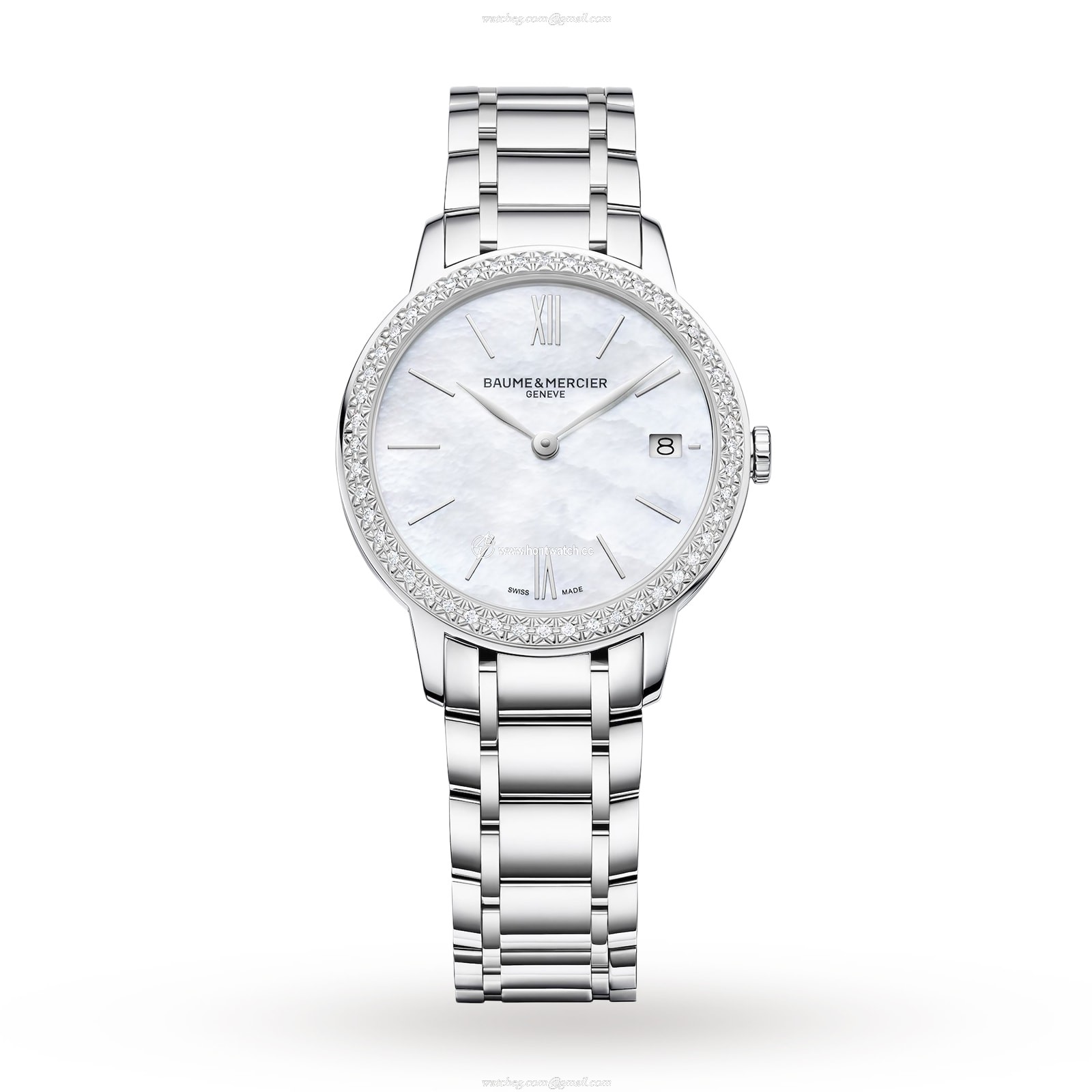 Baume & Mercier Classima M0A10478 Stainless Steel Quartz Mother of Pearl replica watches