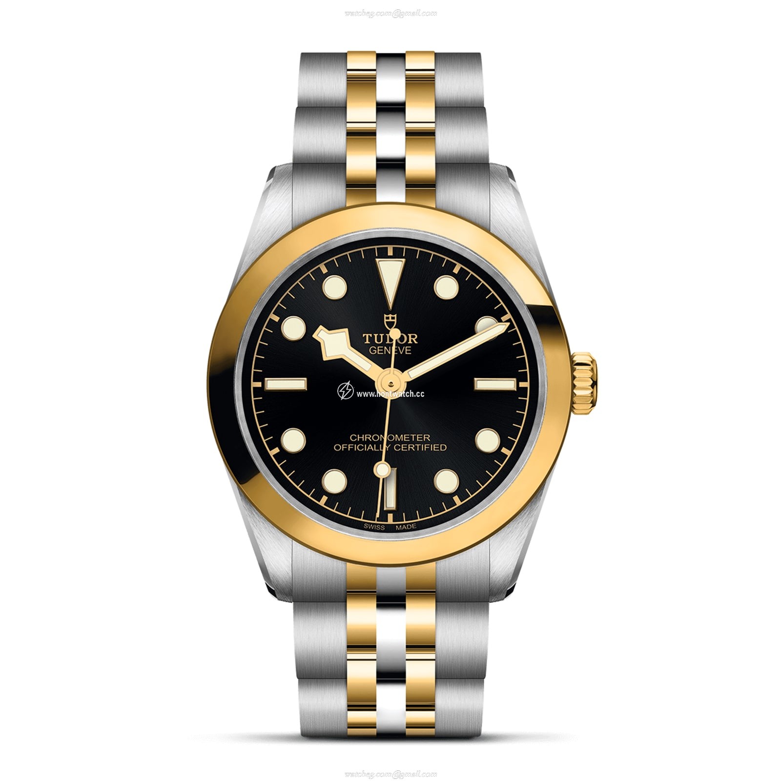 Tudor Black Bay M79603-0001 Stainless Steel & 18ct Yellow Gold Automatic Black replica watches