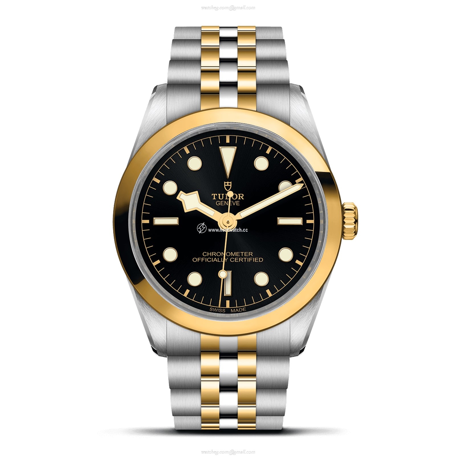 Tudor Black Bay M79643-0001 Stainless Steel & 18ct Yellow Gold Automatic Black replica watches