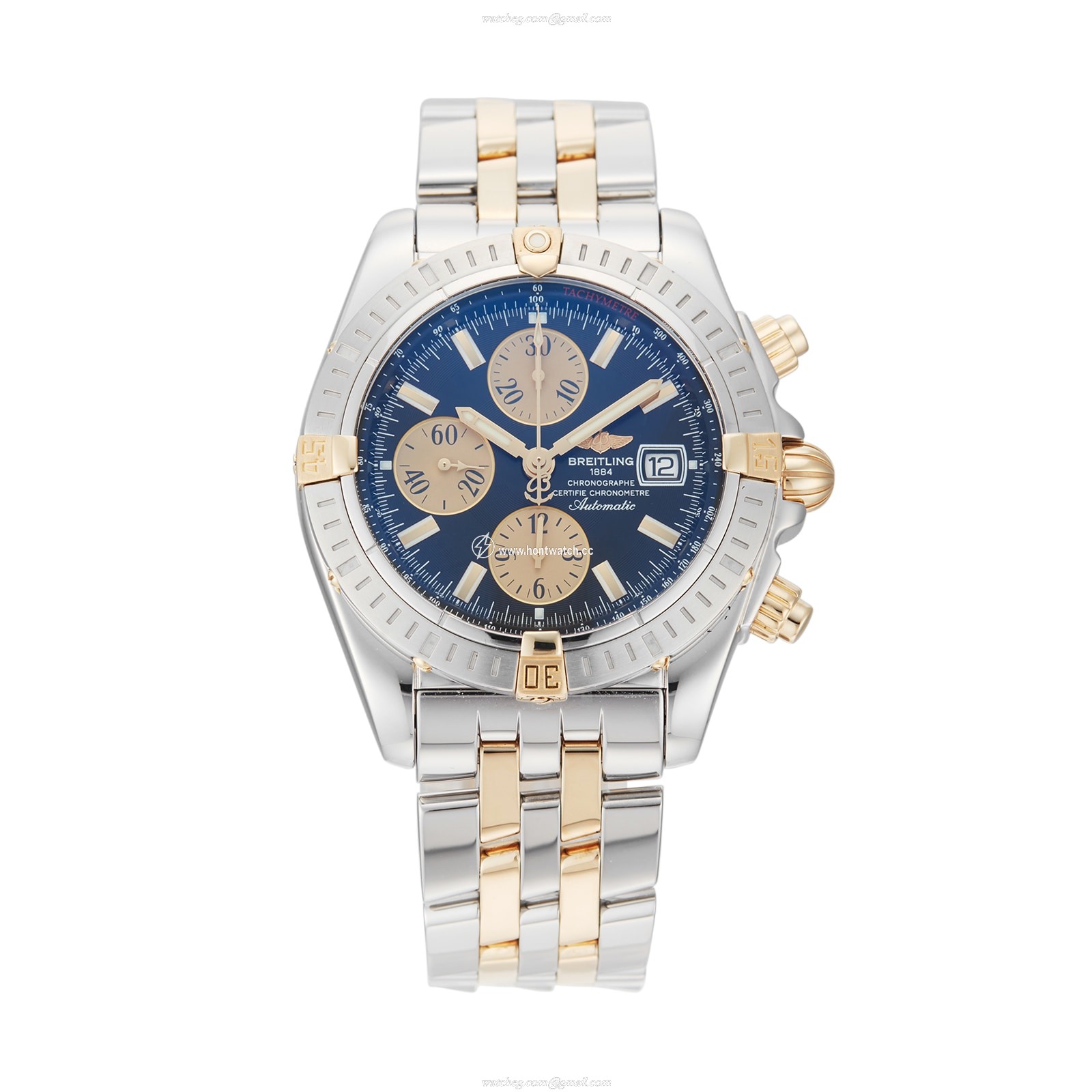 Breitling Chronomat B13356 Stainless Steel and Yellow Gold Automatic Black replica watches