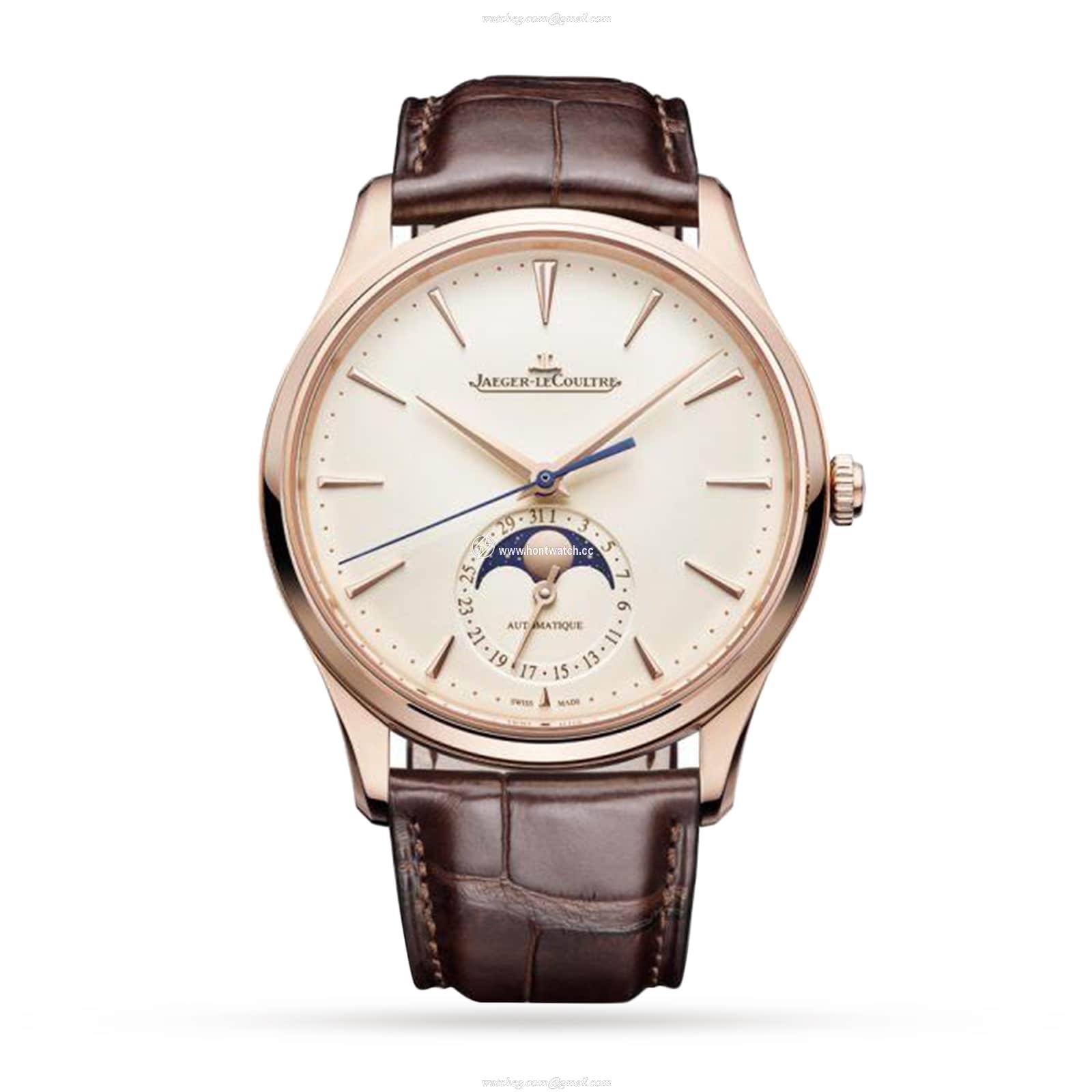 Jaeger-LeCoultre Master Ultra Thin Q1362510 18ct Rose Gold Automatic Beige replica watches