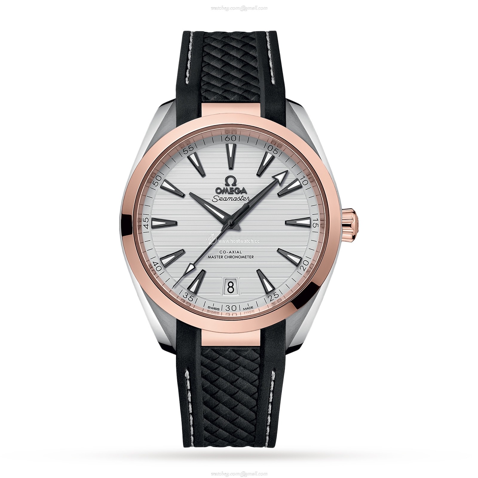 Omega Seamaster Aqua Terra O22022412102001 Stainless Steel & 18ct Rose Gold Automatic Silver replica watches