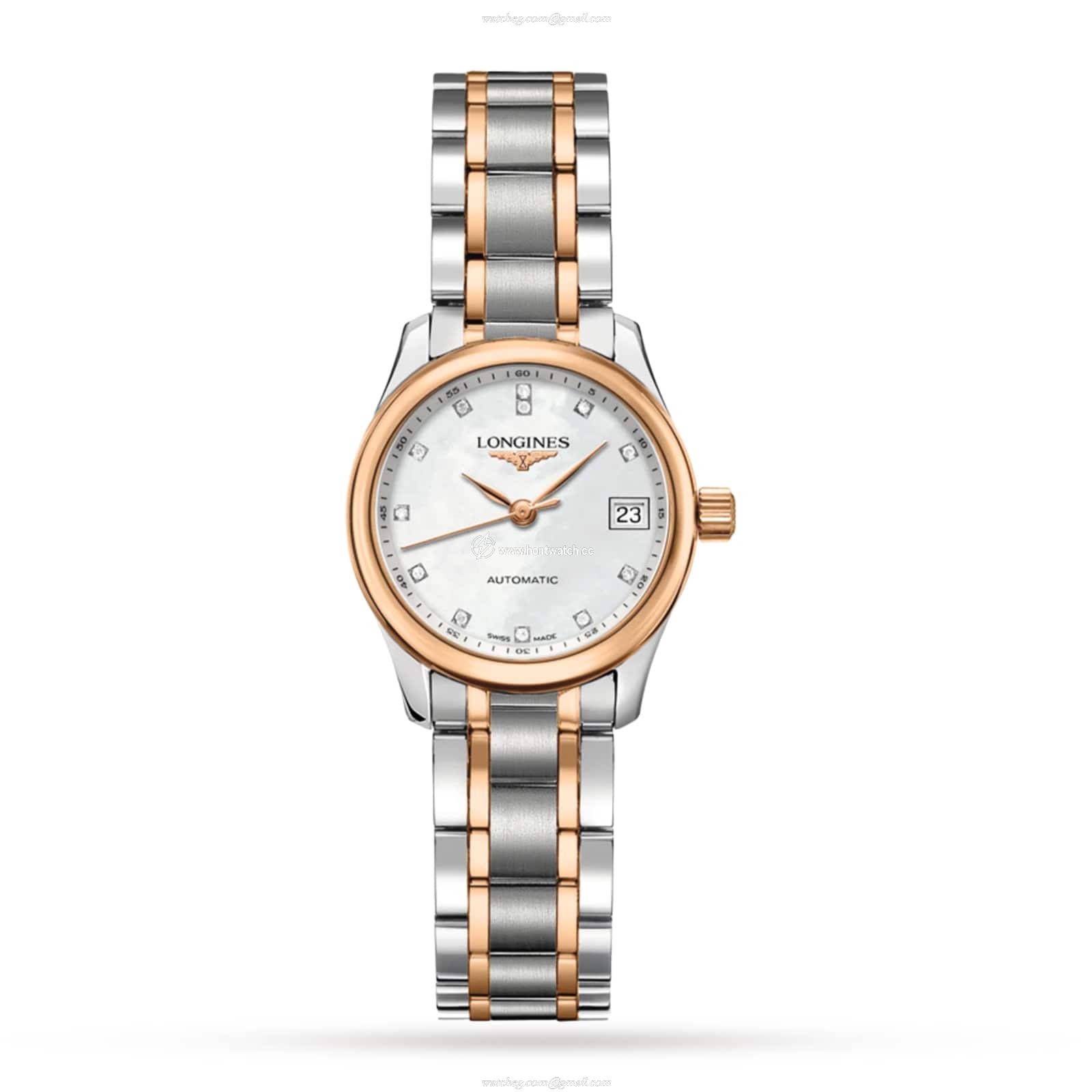 Longines Master Collection L21285897 Bicoloured Automatic Mother of Pearl replica watches