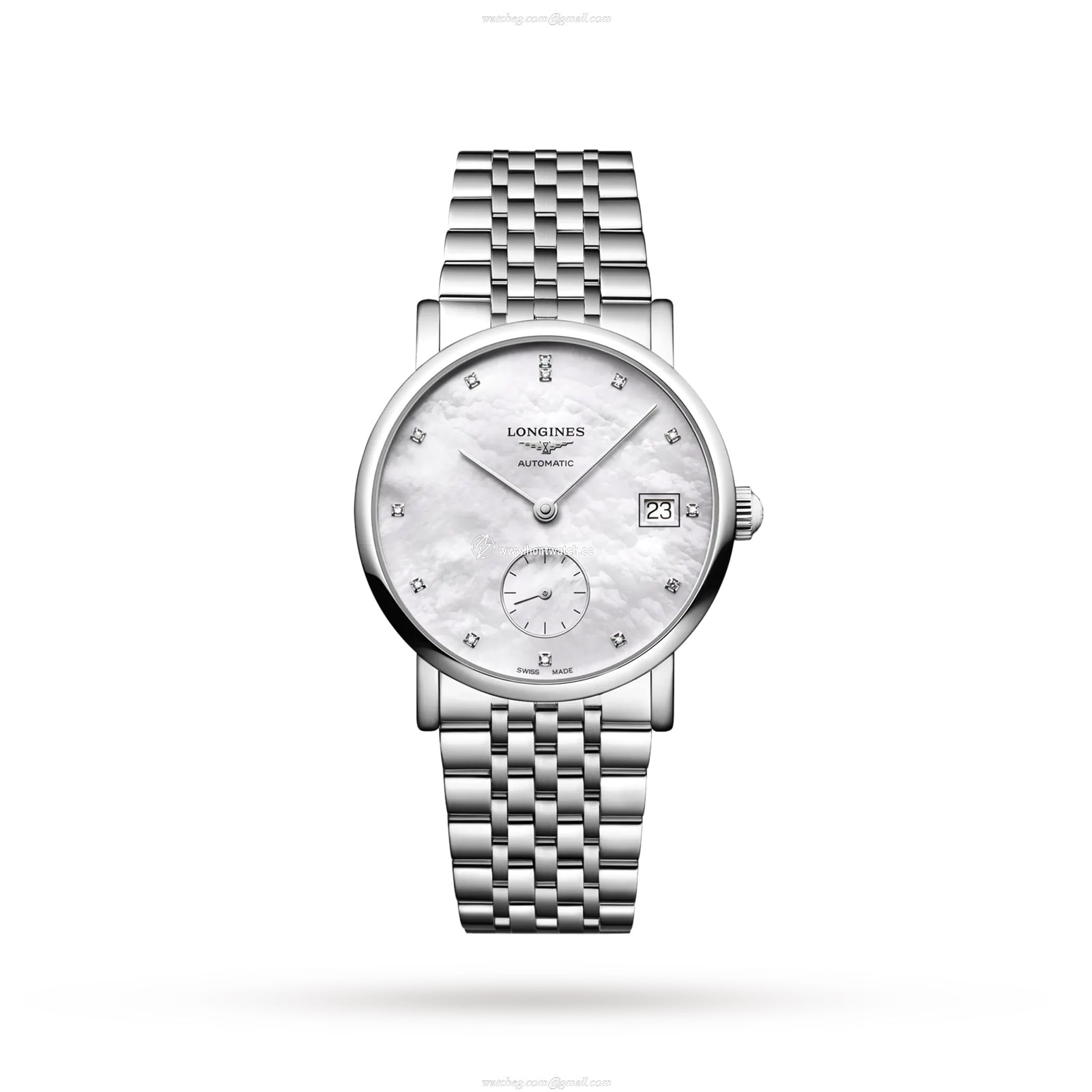 Longines Elegant Collection L43124876 Stainless Steel Automatic Mother of Pearl replica watches