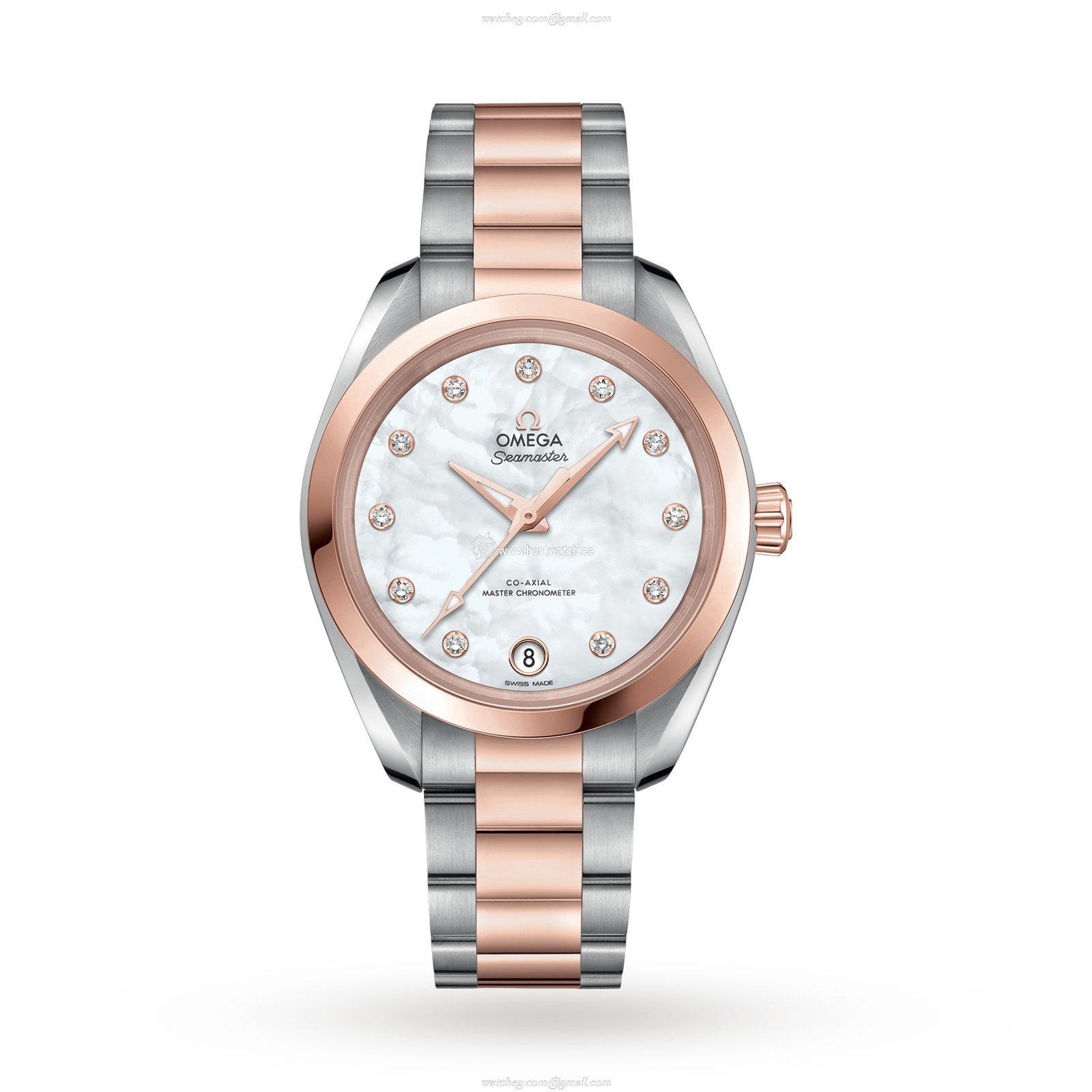 Omega Seamaster Aqua Terra O22020342055001 Stainless Steel Automatic Mother of Pearl replica watches
