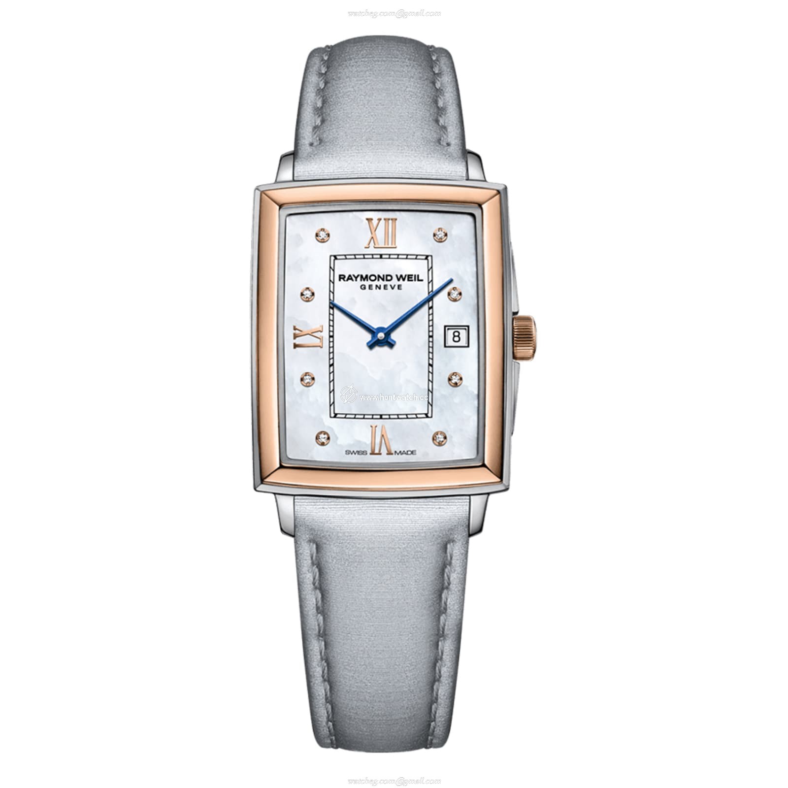 Raymond Weil Toccata 5925-SC5-00995 Stainless Steel & Rose Gold PVD Quartz White replica watches