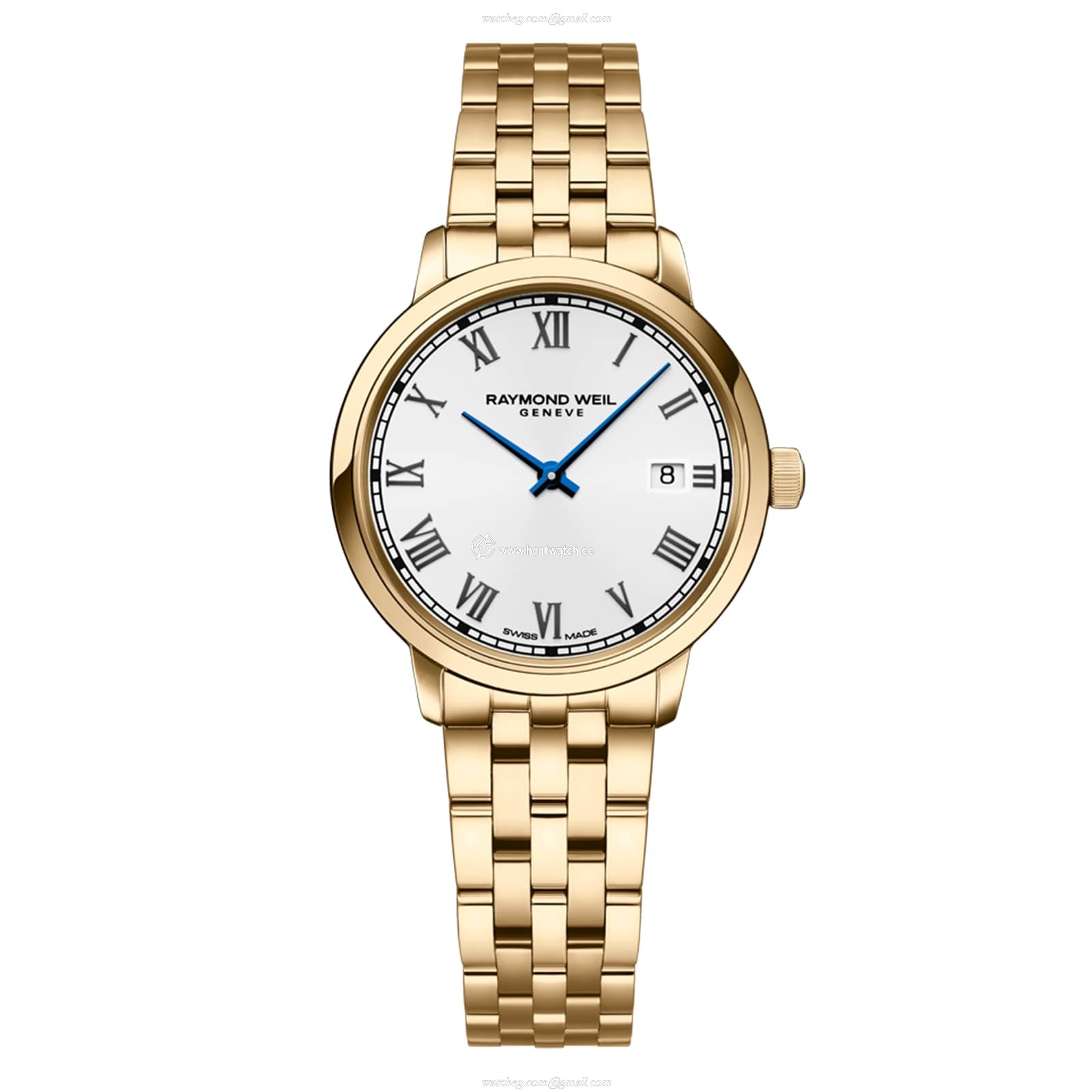 Raymond Weil Toccata 5985-P-00359 Stainless Steel & Yellow Gold PVD Quartz White replica watches