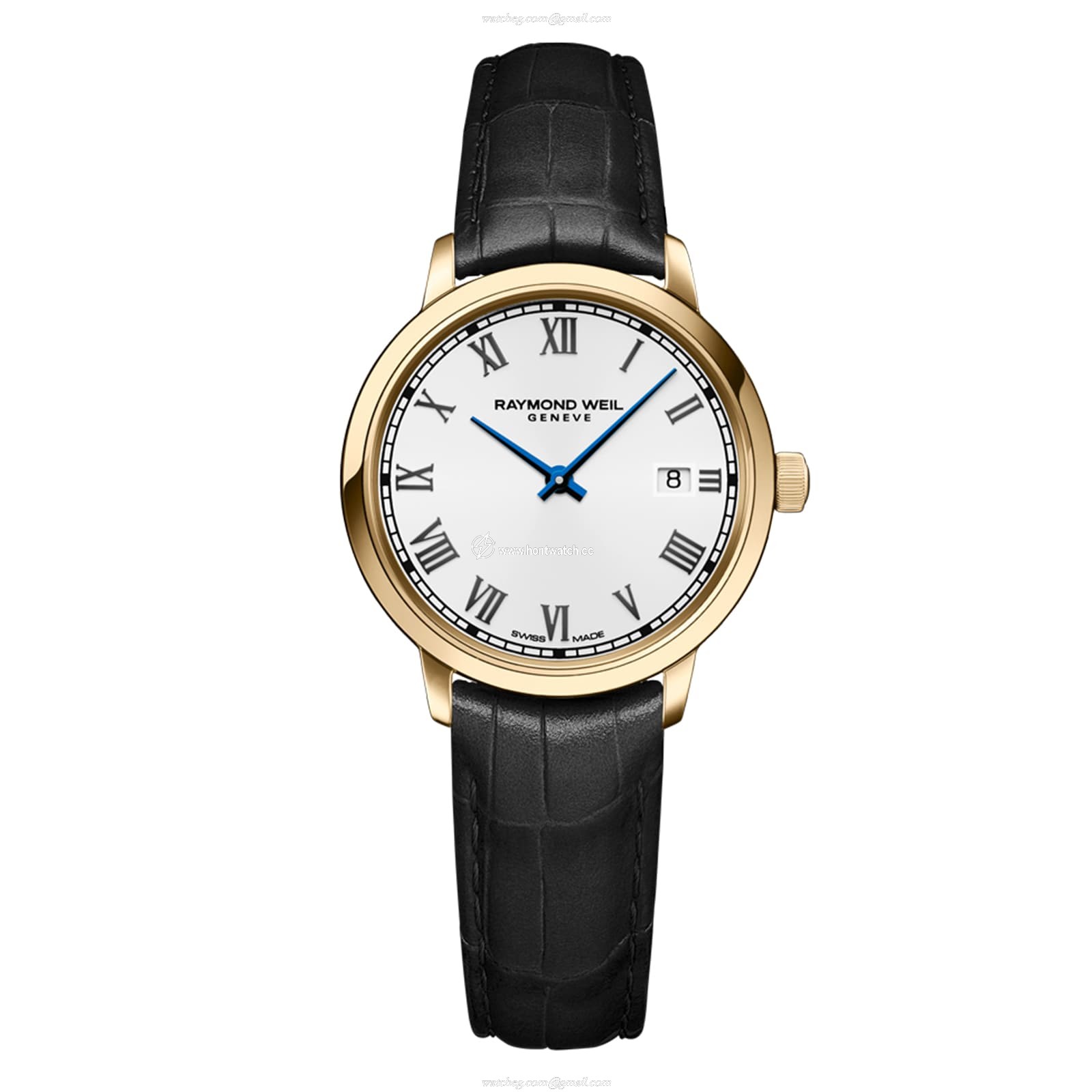 Raymond Weil Toccata 5985-PC-00359 Stainless Steel & Yellow Gold PVD Quartz White replica watches