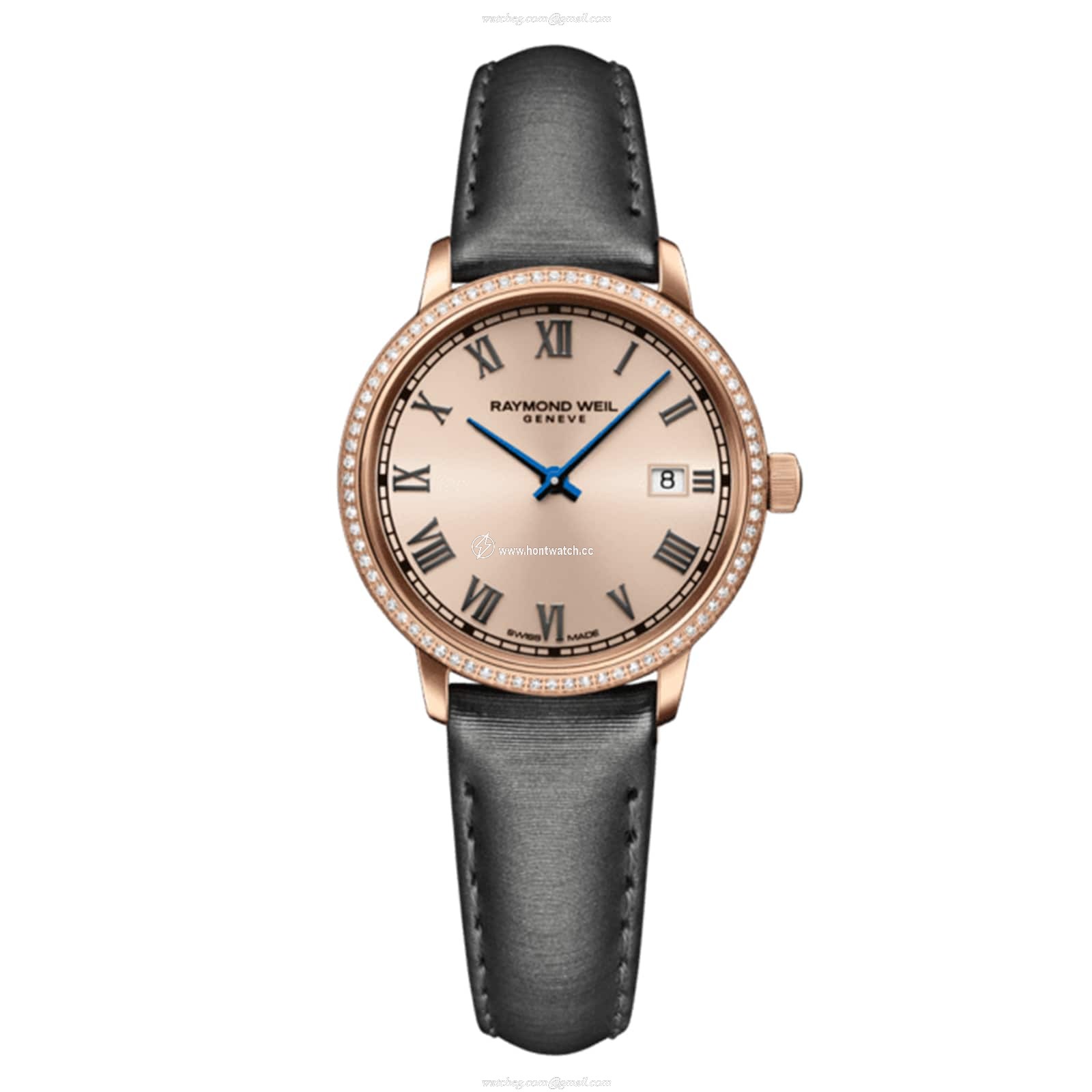 Raymond Weil Toccata 5985-C5S-00859 Stainless Steel & Rose Gold PVD Quartz Pink replica watches