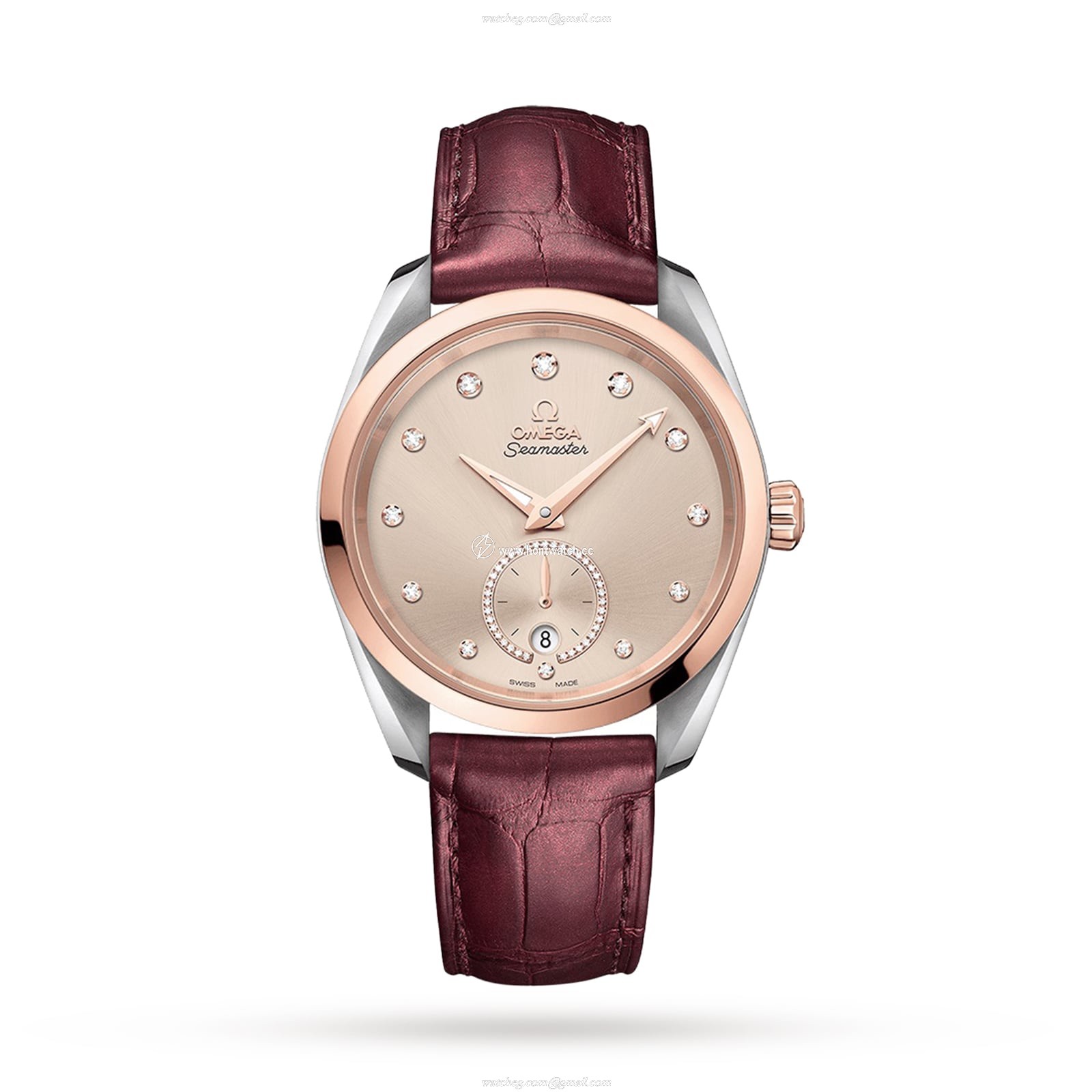 Omega Seamaster Aqua Terra O22023382059001 Stainless Steel & Sedna Gold Automatic Red replica watches