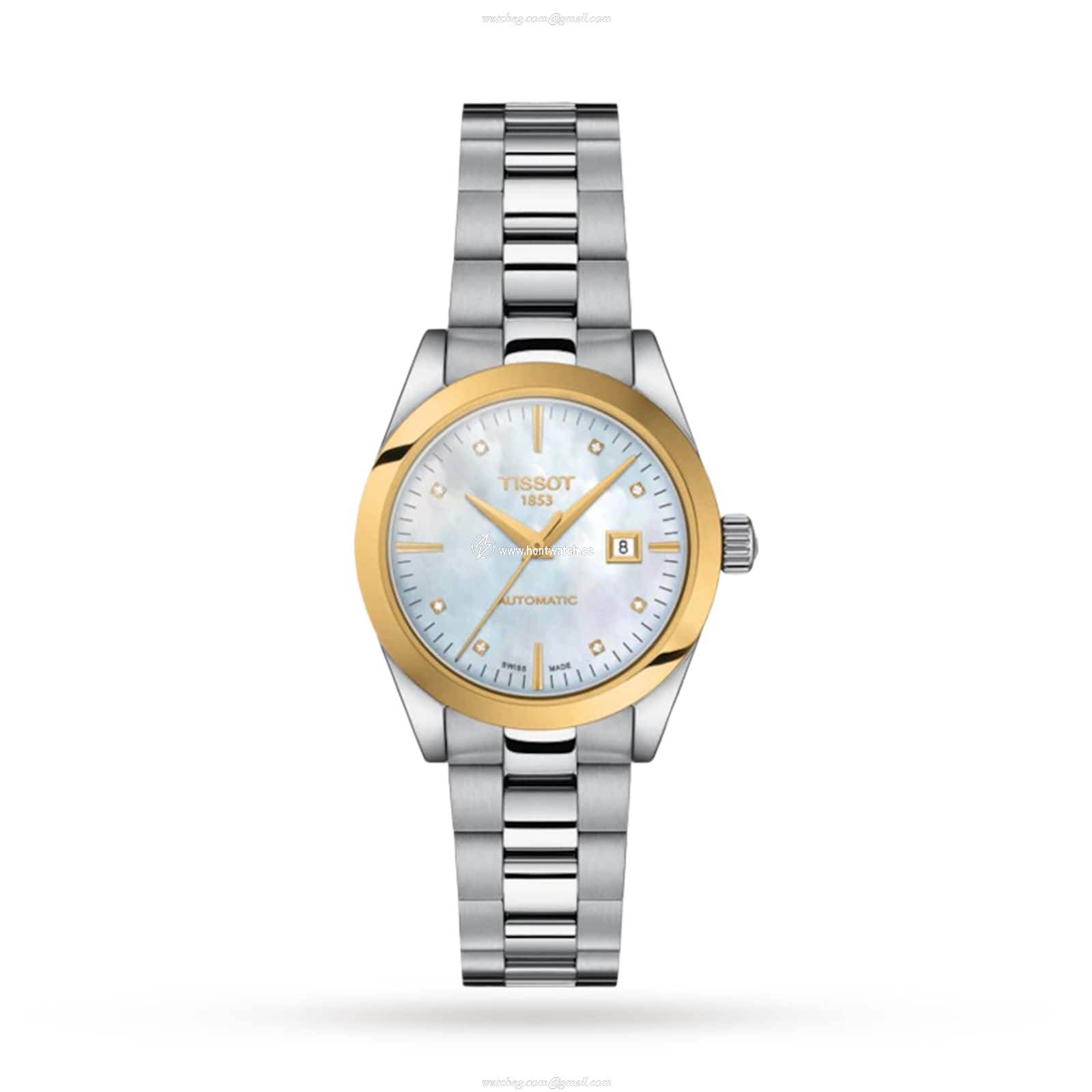 Tissot T-Gold T9300074111600 Stainless Steel & 18ct Yellow Gold Automatic Mother of Pearl replica watches