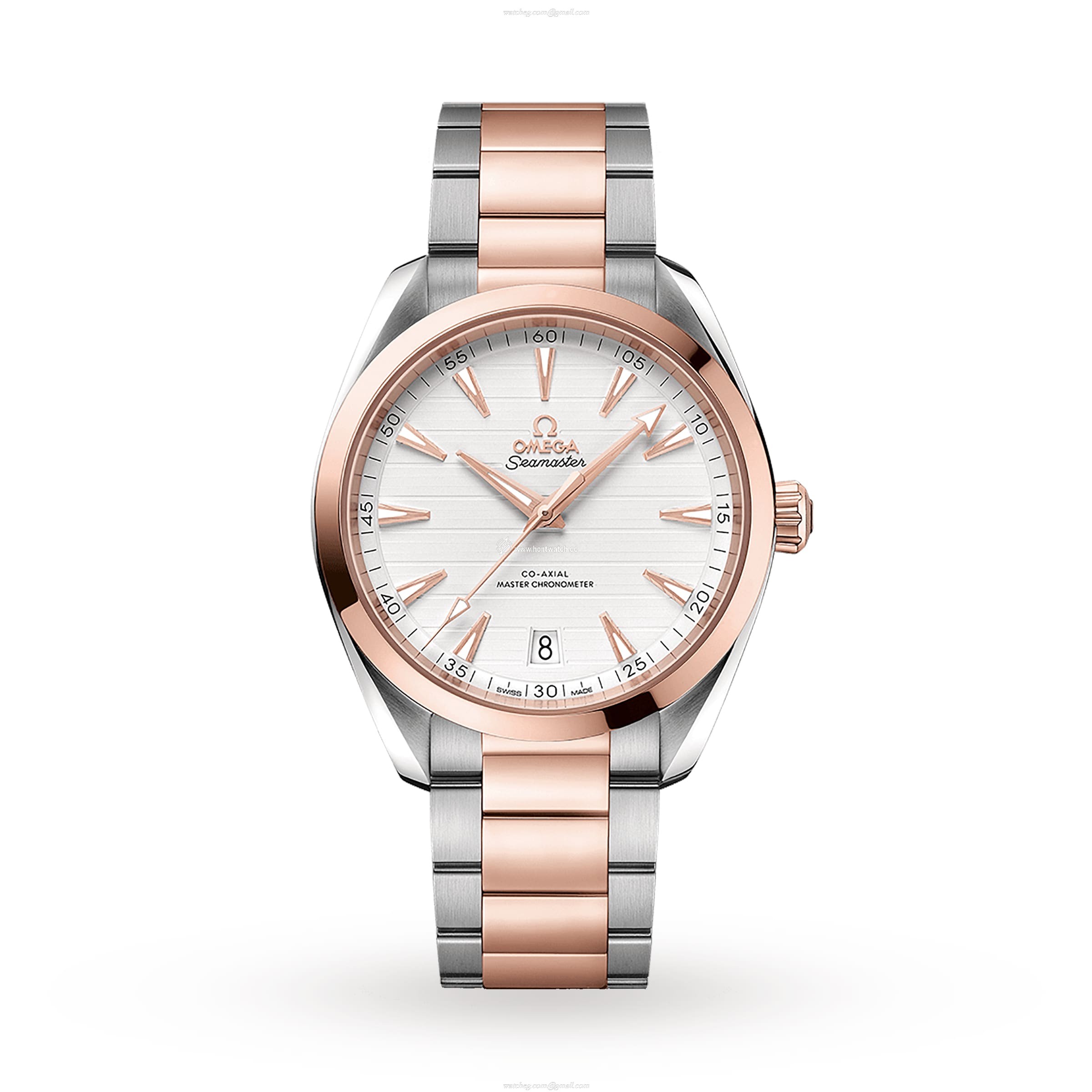 Omega Seamaster Aqua Terra O22020412102001 Stainless Steel & 18ct Rose Gold Automatic Silver replica watches