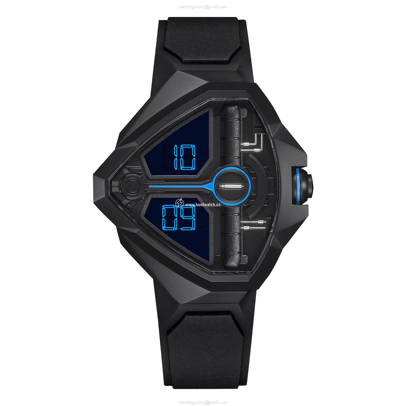 Hamilton Ventura H24624330 Stainless Steel & PVD Black Quartz Black replica watches