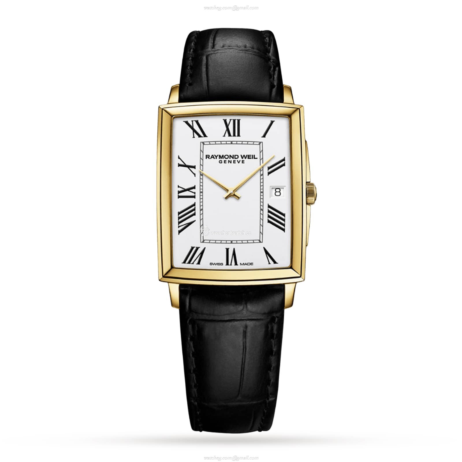 Raymond Weil Toccata 5425-PC-00300 Stainless Steel & PVD Yellow Gold Quartz White replica watches