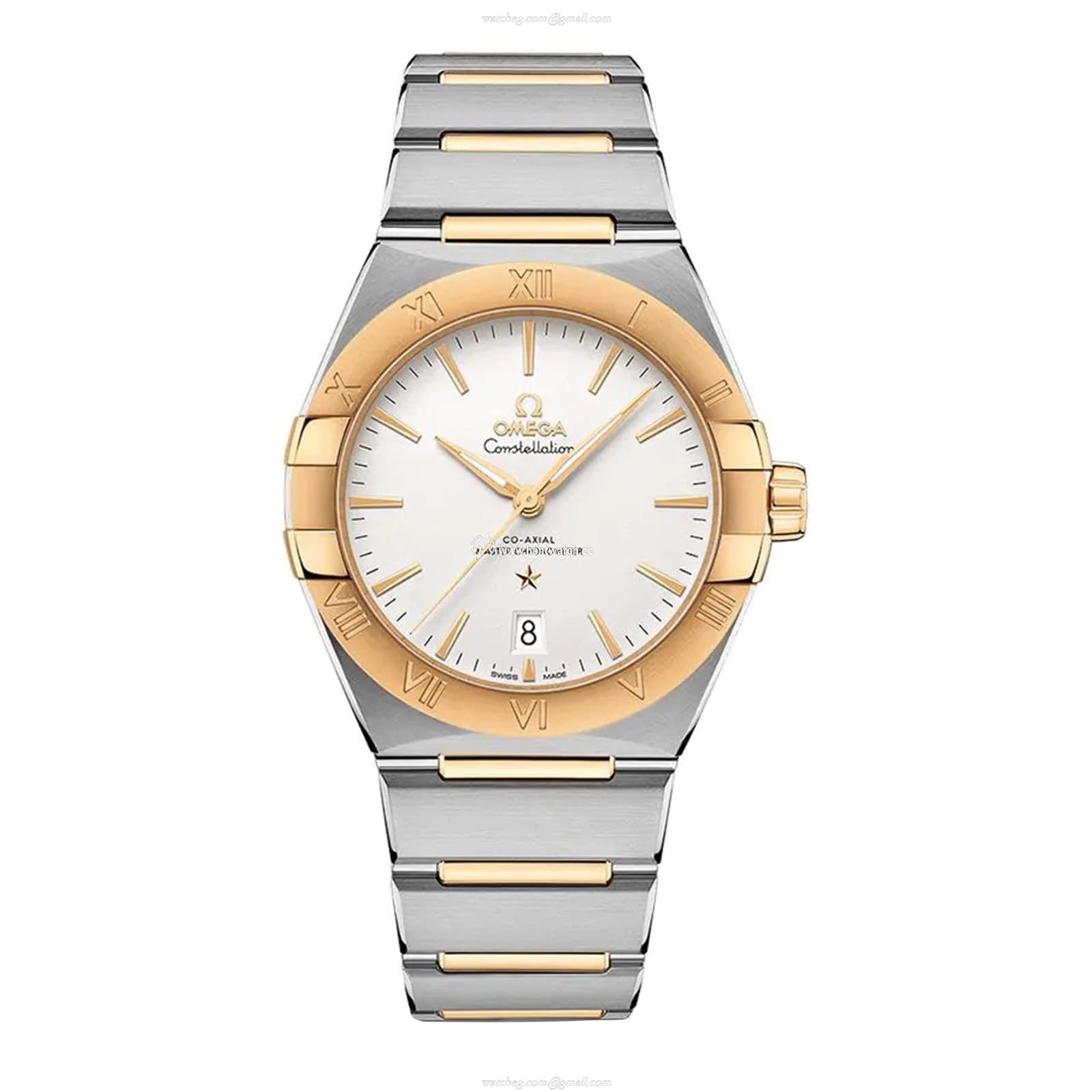 Omega Constellation O13120392002002 Stainless Steel & 18ct Yellow Gold Automatic Silver replica watches