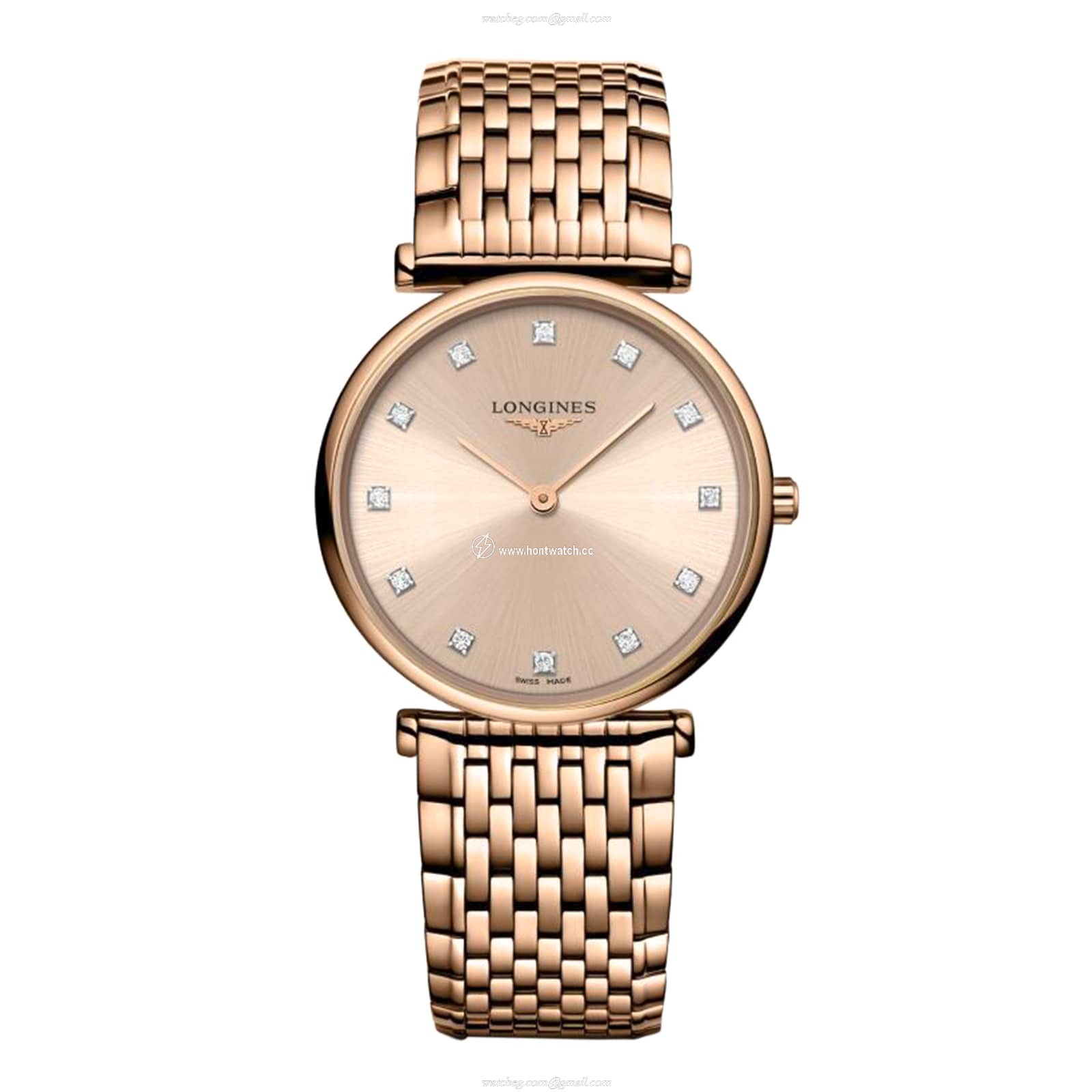Longines La Grande Classique L45121908 Stainless Steel & PVD Rose Gold Quartz Gold replica watches