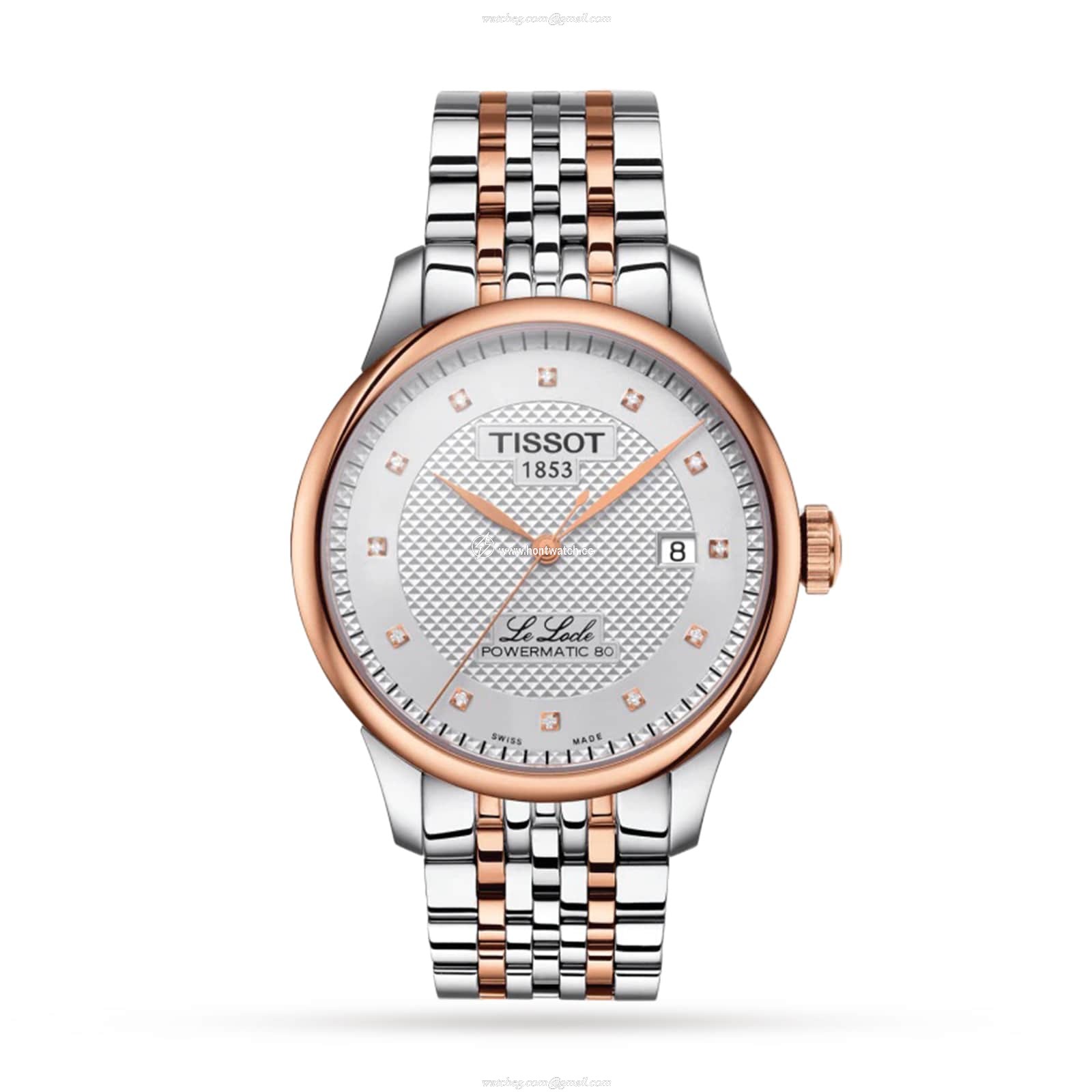 Tissot T-Classic T0064072203601 Stainless Steel & PVD Rose Gold Automatic Silver replica watches