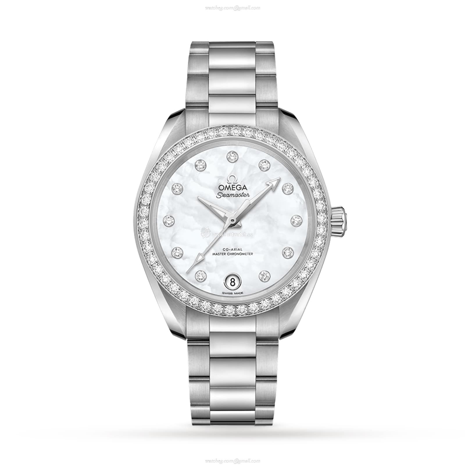 Omega Seamaster Aqua Terra O22015342055001 Stainless Steel Automatic Mother of Pearl replica watches