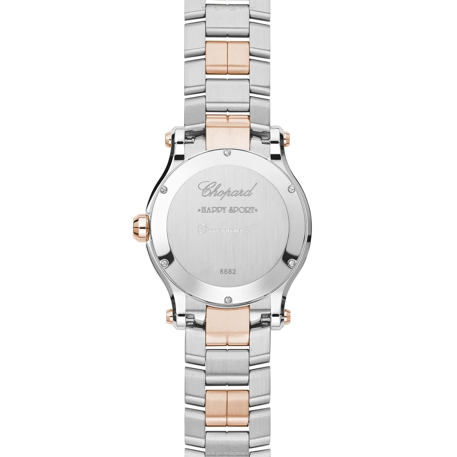 Chopard Happy Sport 278582-6006 Stainless Steel & 18ct Rose Gold Automatic Green