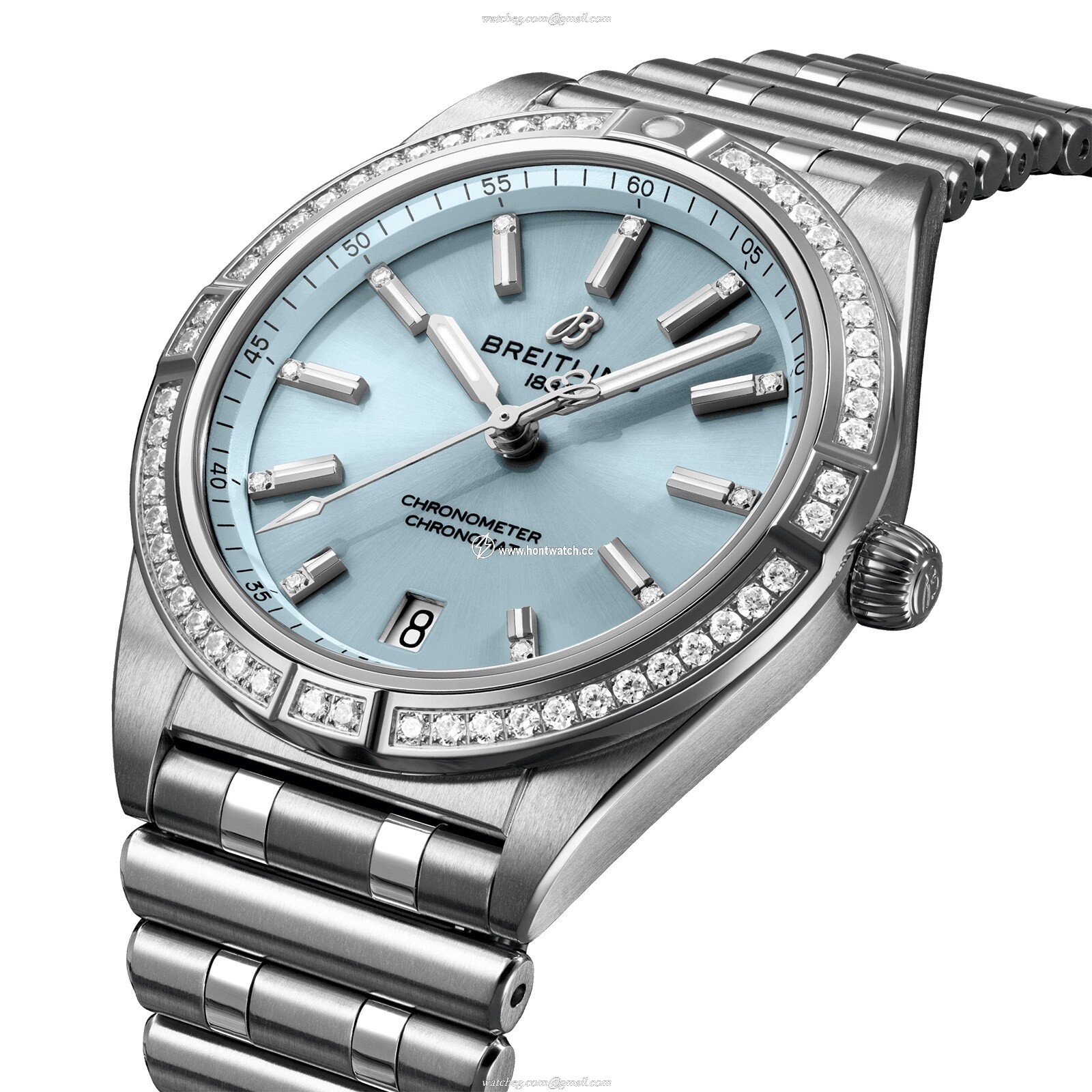 Breitling Chronomat G10380591C1G1 Stainless Steel & 18ct White Gold Automatic Blue