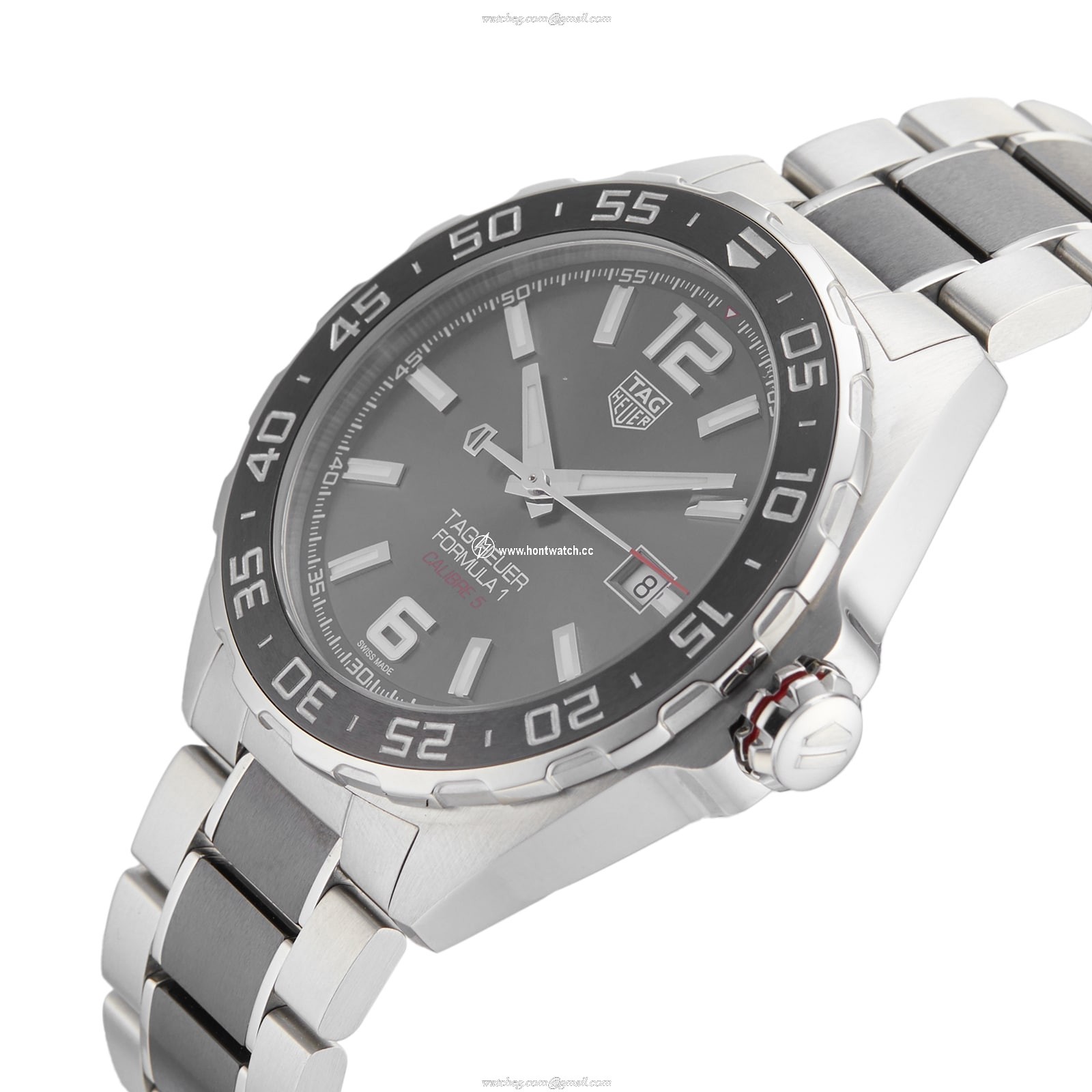 TAG Heuer Formula 1 WAZ2011.BA0843 Stainless Steel and Ceramic Automatic Silver