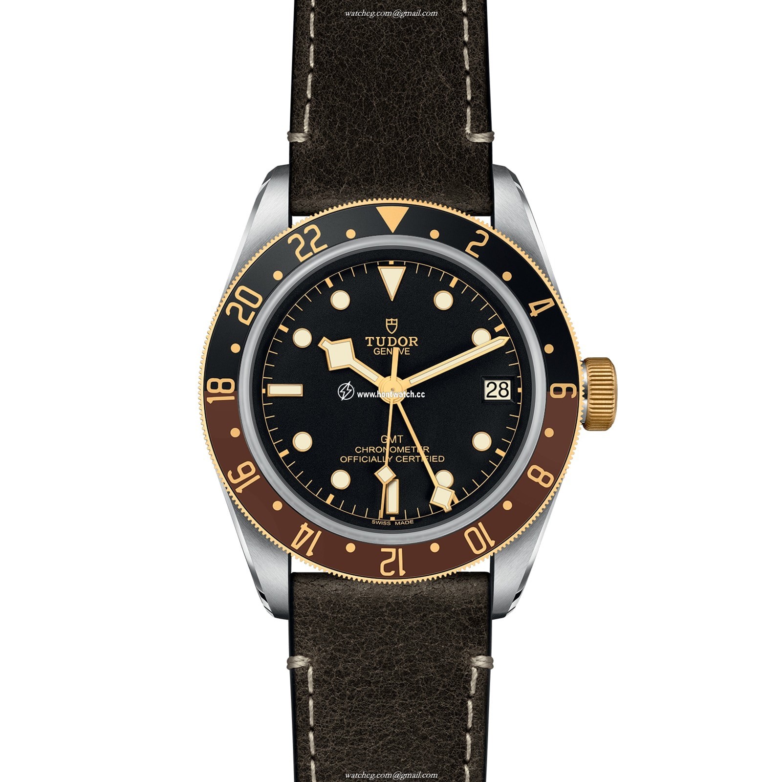 Tudor Black Bay M79833MN-0003 Stainless Steel & 18ct Yellow Gold Automatic Black
