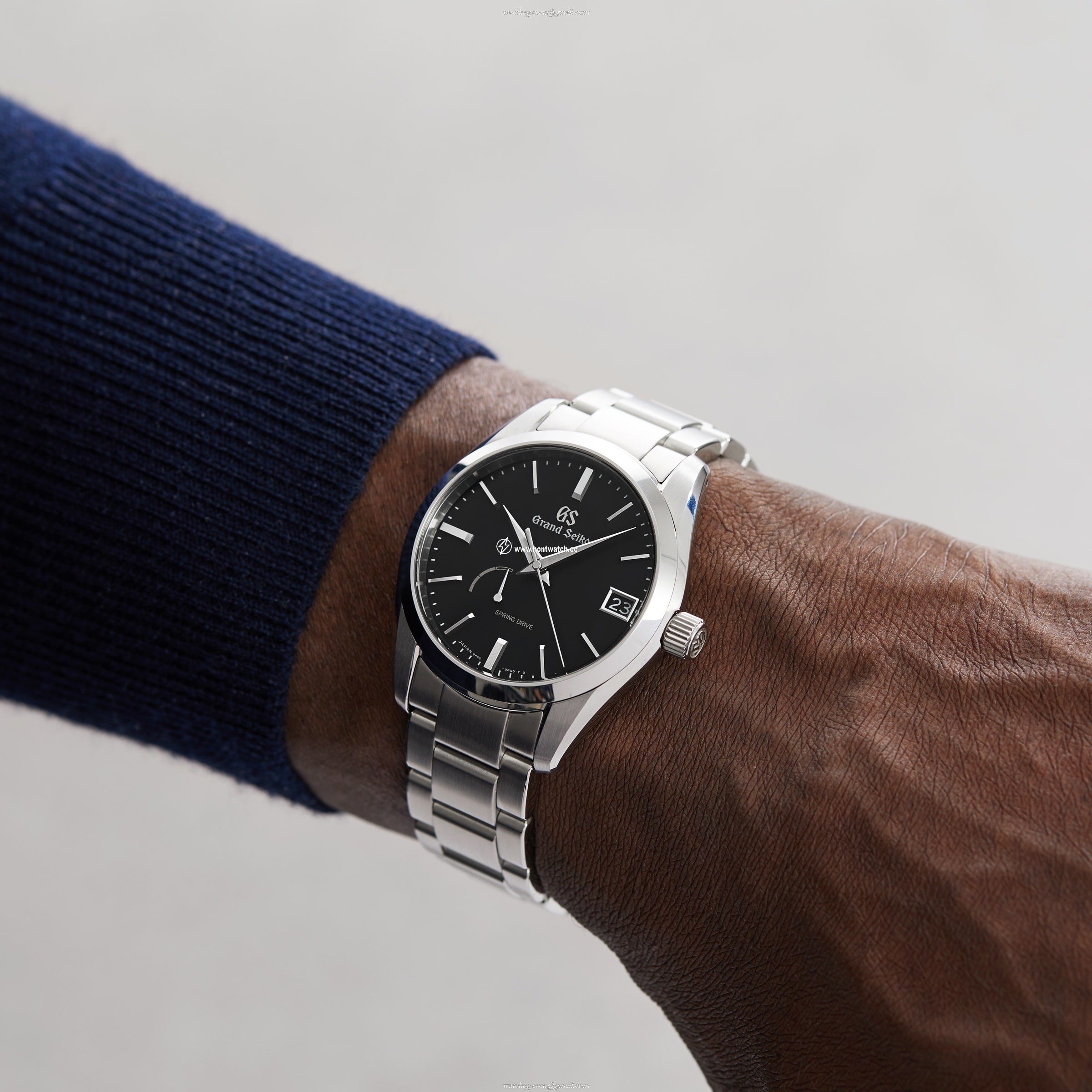 Grand Seiko Grand Seiko Heritage SBGA467 Stainless Steel Automatic Black