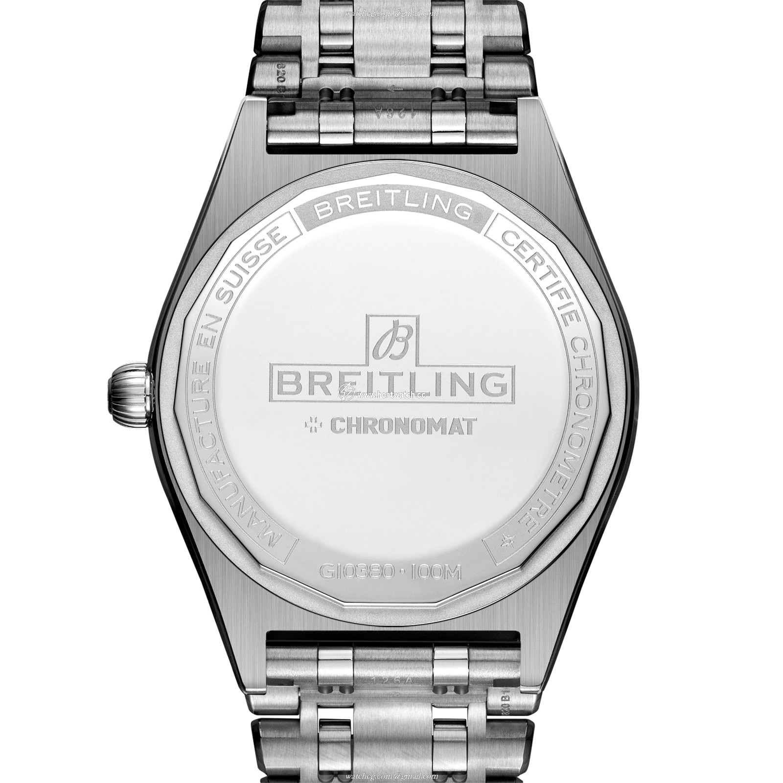 Breitling Chronomat G10380BB1K1G1 Stainless Steel & 18ct White Gold Automatic Pink