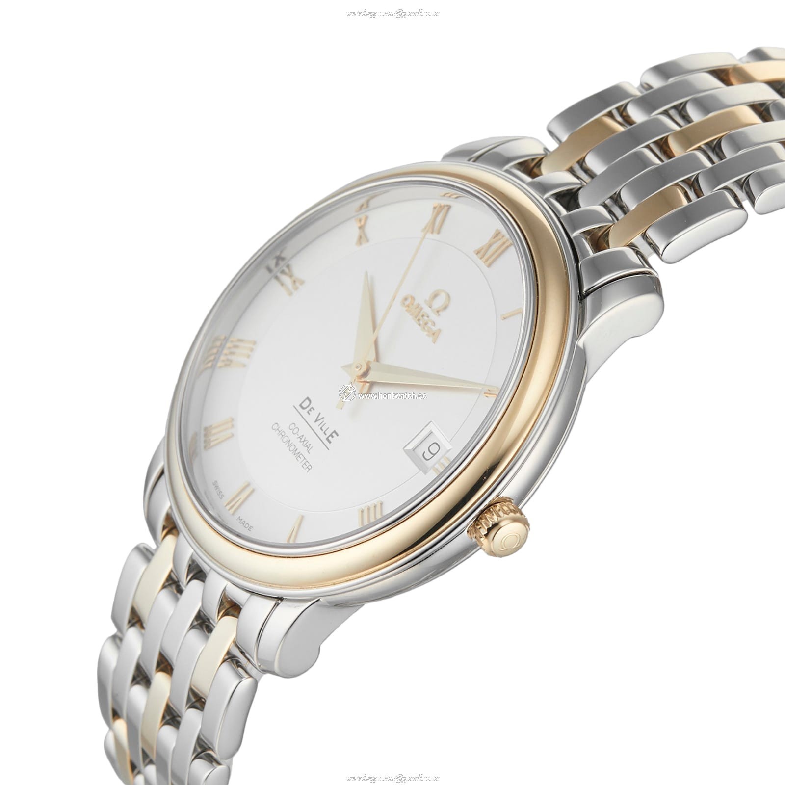 Omega De Ville 4374.31.00 Stainless Steel and Yellow Gold Automatic Silver