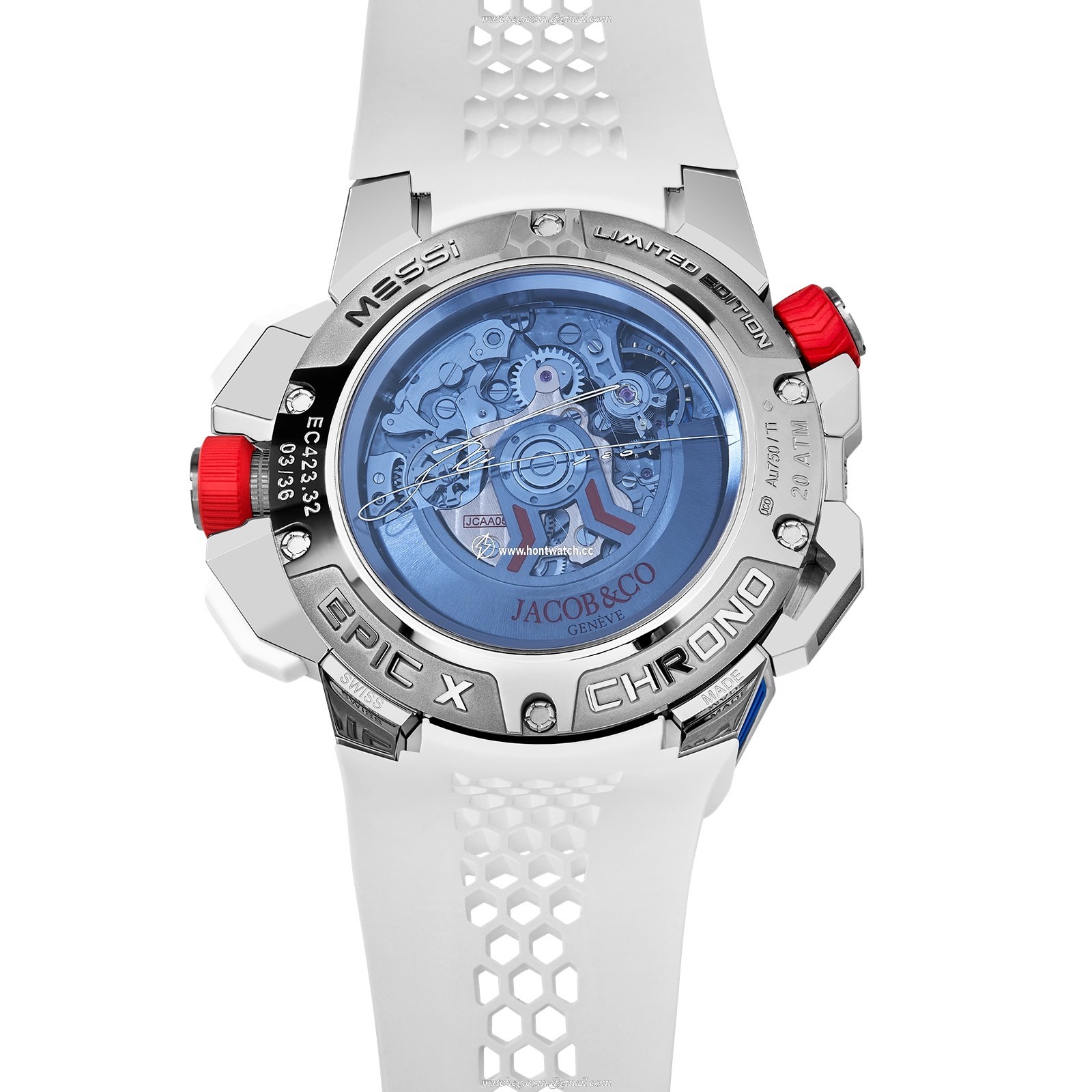 Jacob & Co Jacob & Co Gents Collection EC423.32.OE.LL.JHB4S Titanium & 18ct Rose Gold Automatic Blue