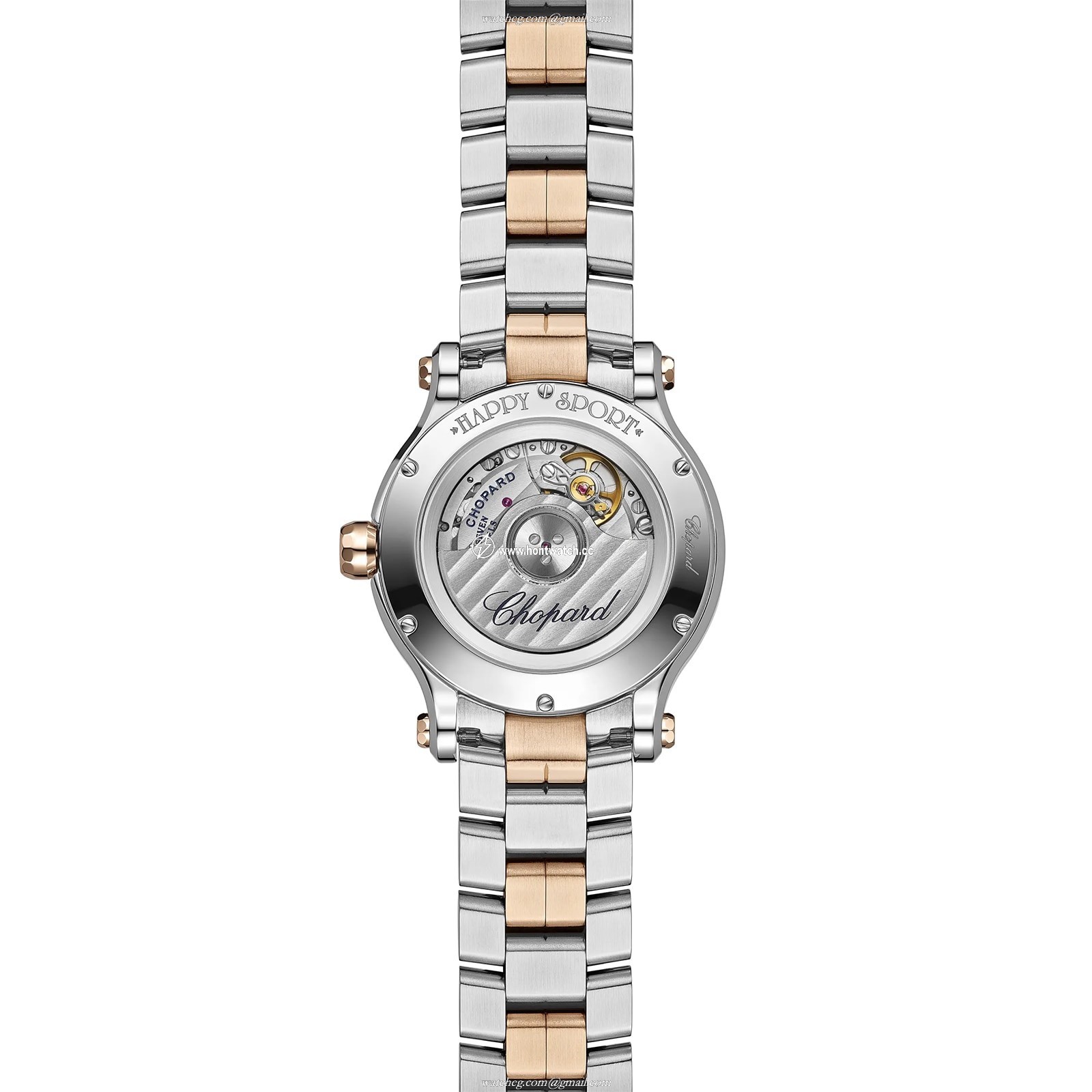 Chopard Happy Sport 278608-6002 Stainless Steel & 18ct Rose Gold Automatic Grey
