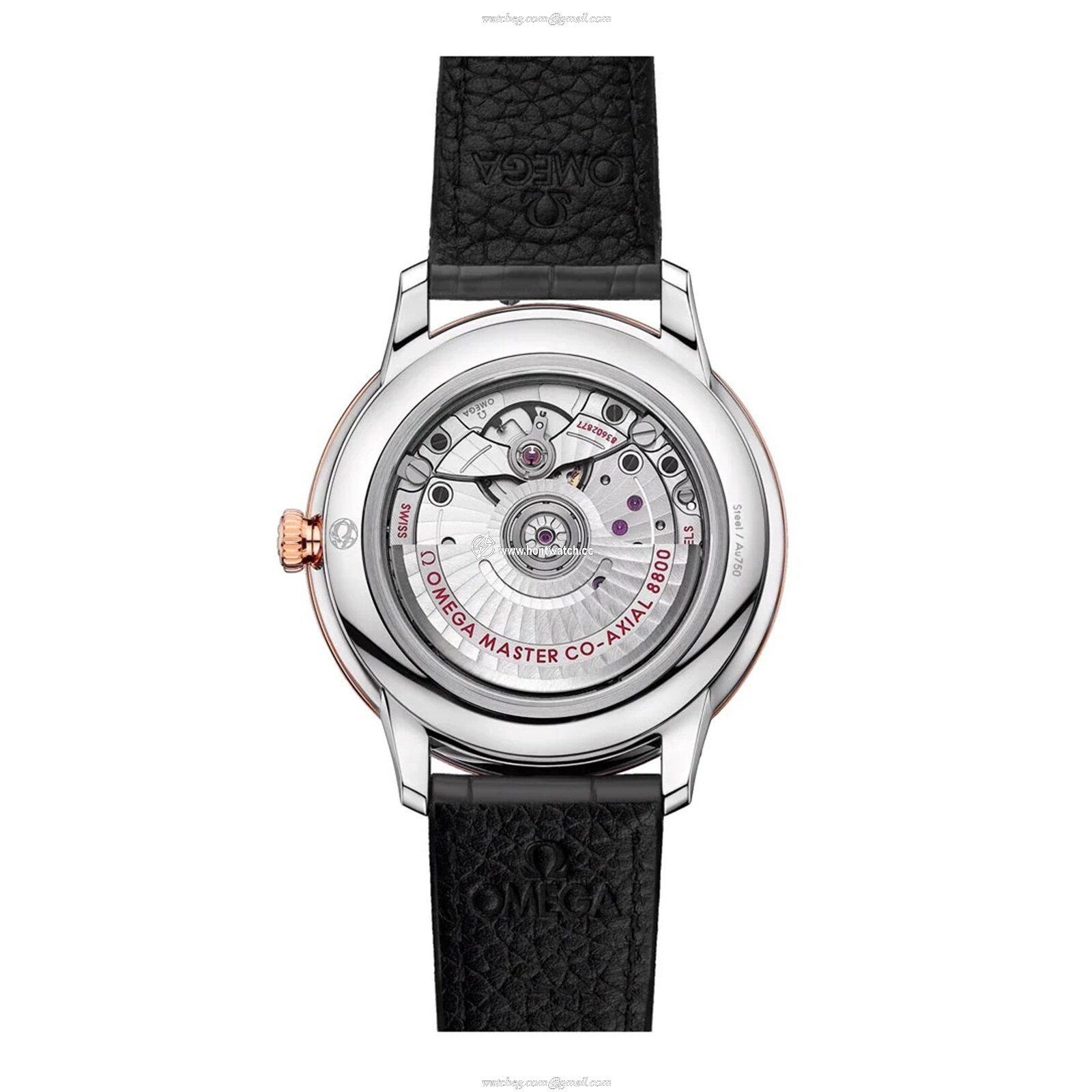 Omega De Ville Prestige O43423402006001 Stainless Steel & 18ct Rose Gold Automatic Grey