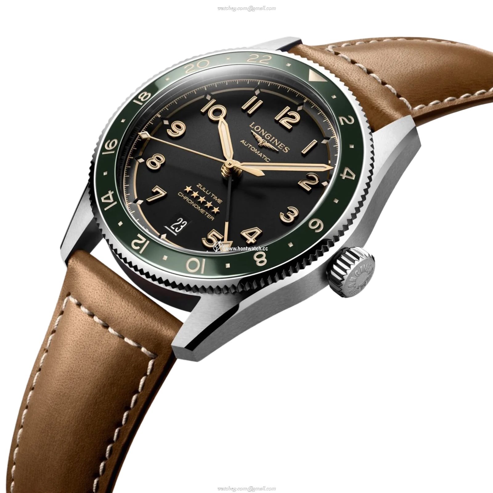 Longines Heritage Avigation L38024632 Stainless Steel and Ceramic Automatic Grey