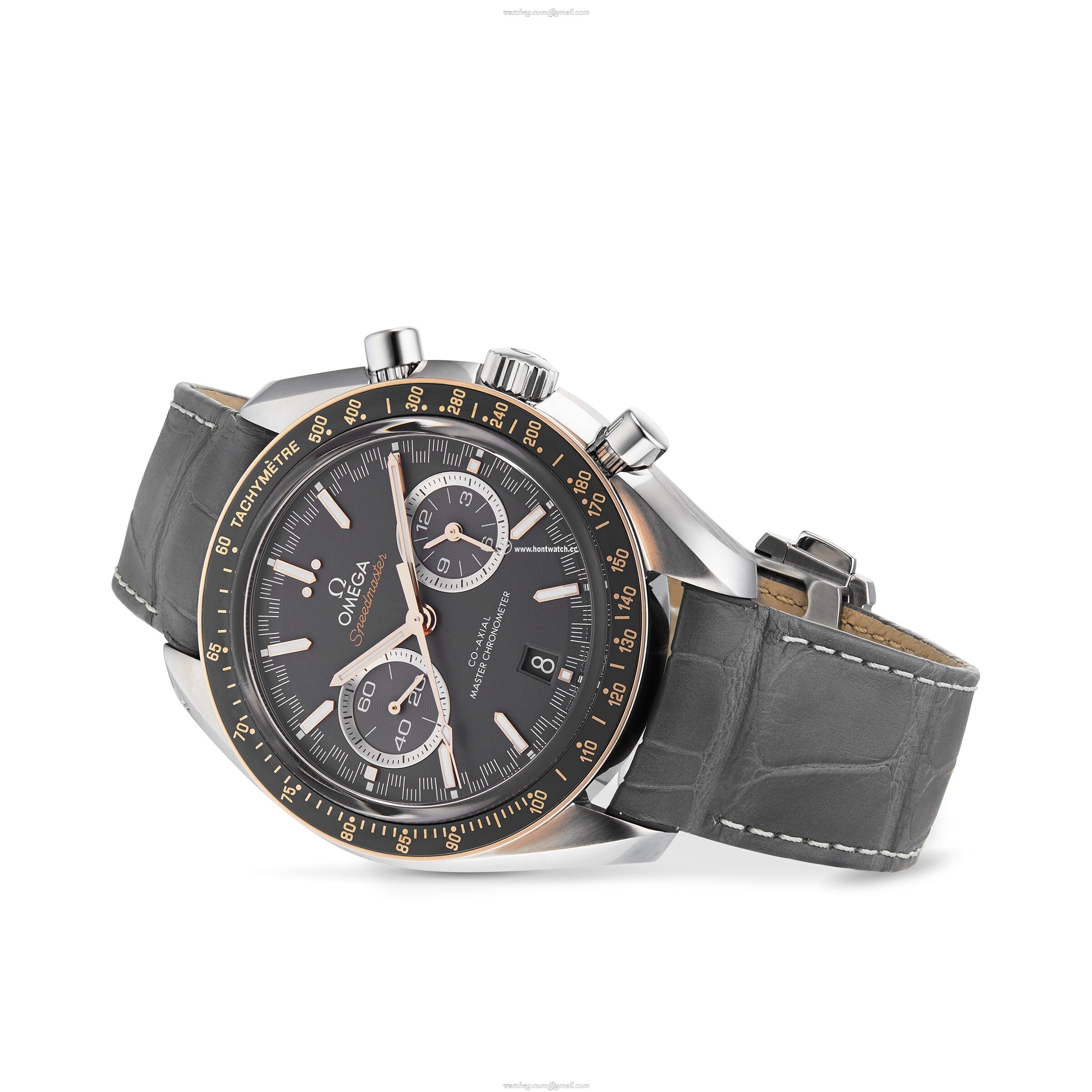 Omega Speedmaster O32923445106001 Stainless Steel & 18ct Rose Gold Automatic Grey