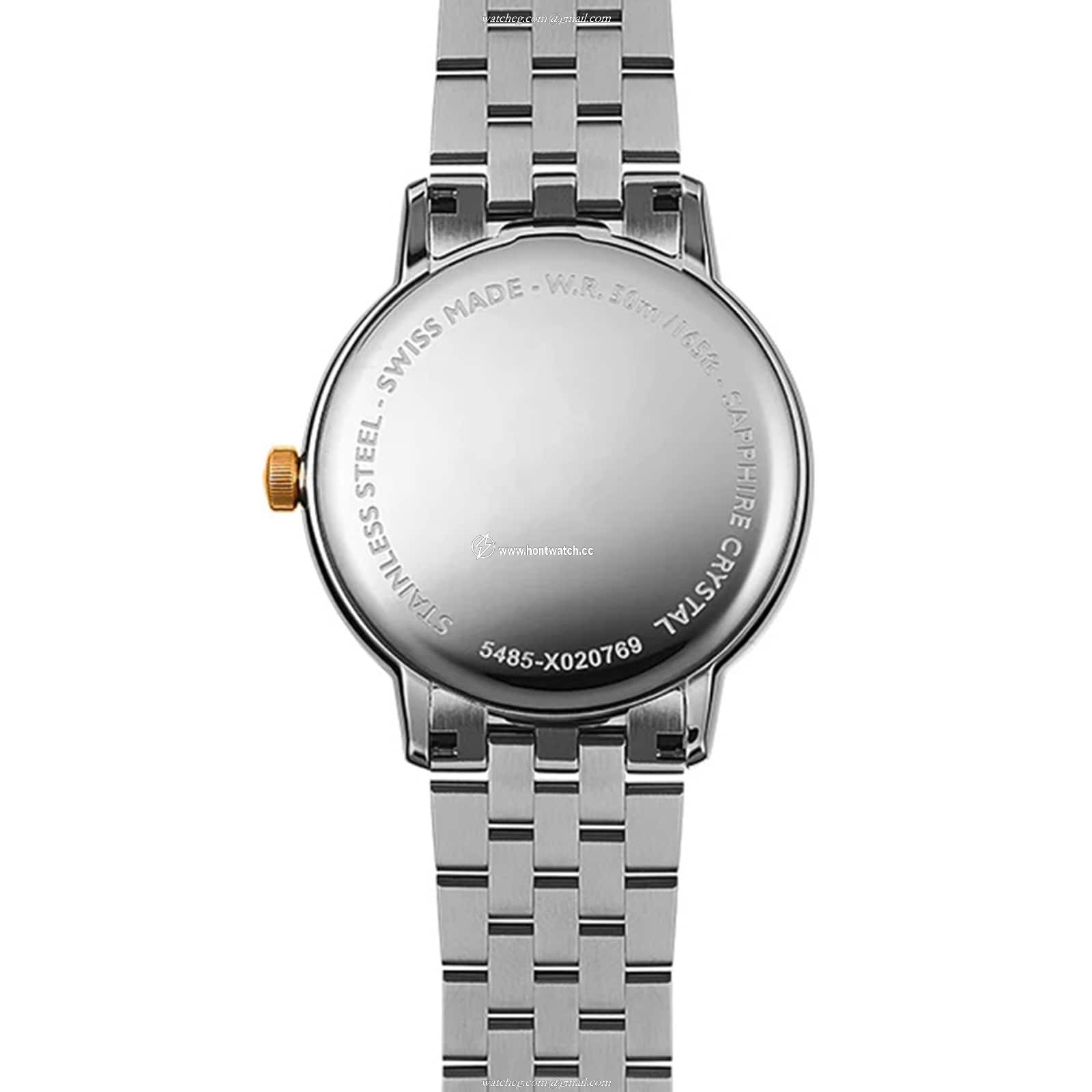 Raymond Weil Toccata 5485-STP-65001 Stainless Steel & PVD Yellow Gold Quartz Silver