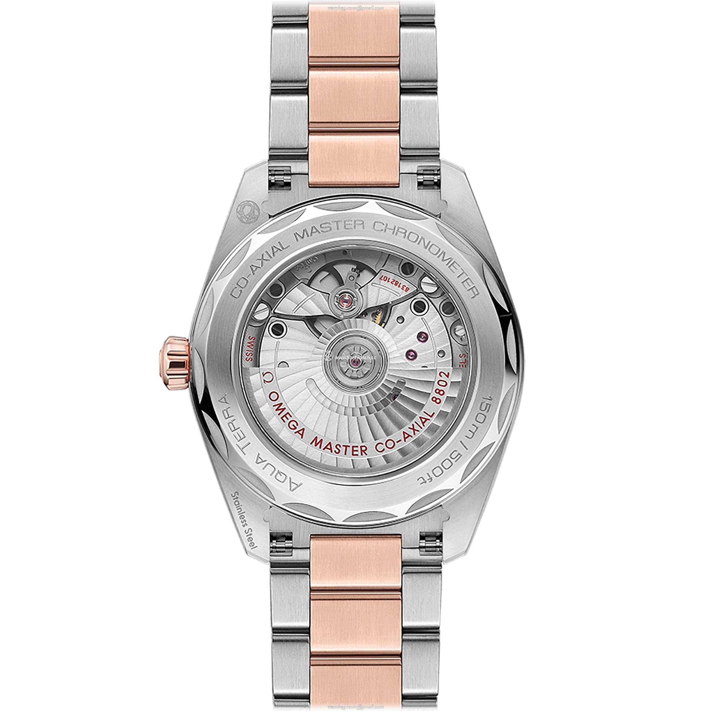 Omega Seamaster Aqua Terra O22020382010001 Stainless Steel & 18ct Rose Gold Automatic Green