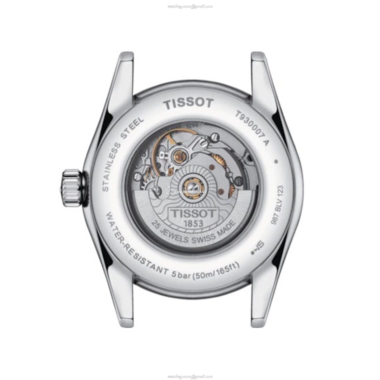 Tissot T-Gold T9300074111600 Stainless Steel & 18ct Yellow Gold Automatic Mother of Pearl