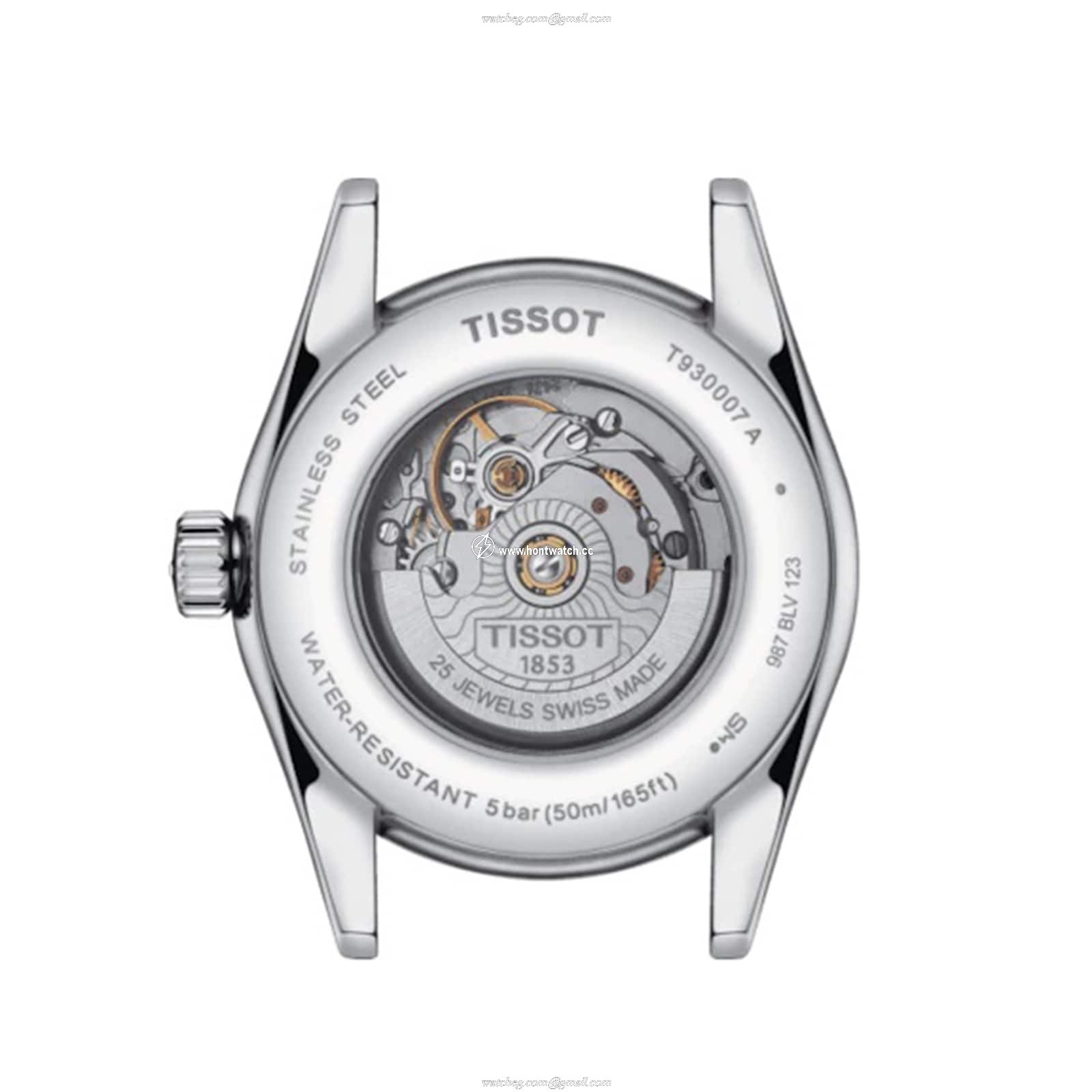 Tissot T-Gold T9300074604600 Stainless Steel & 18ct Yellow Gold Automatic Blue