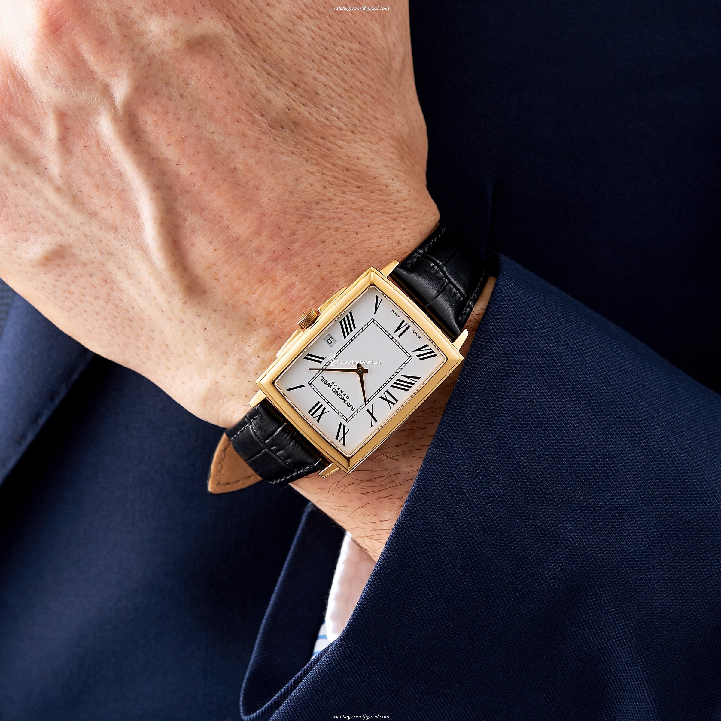 Raymond Weil Toccata 5425-PC-00300 Stainless Steel & PVD Yellow Gold Quartz White